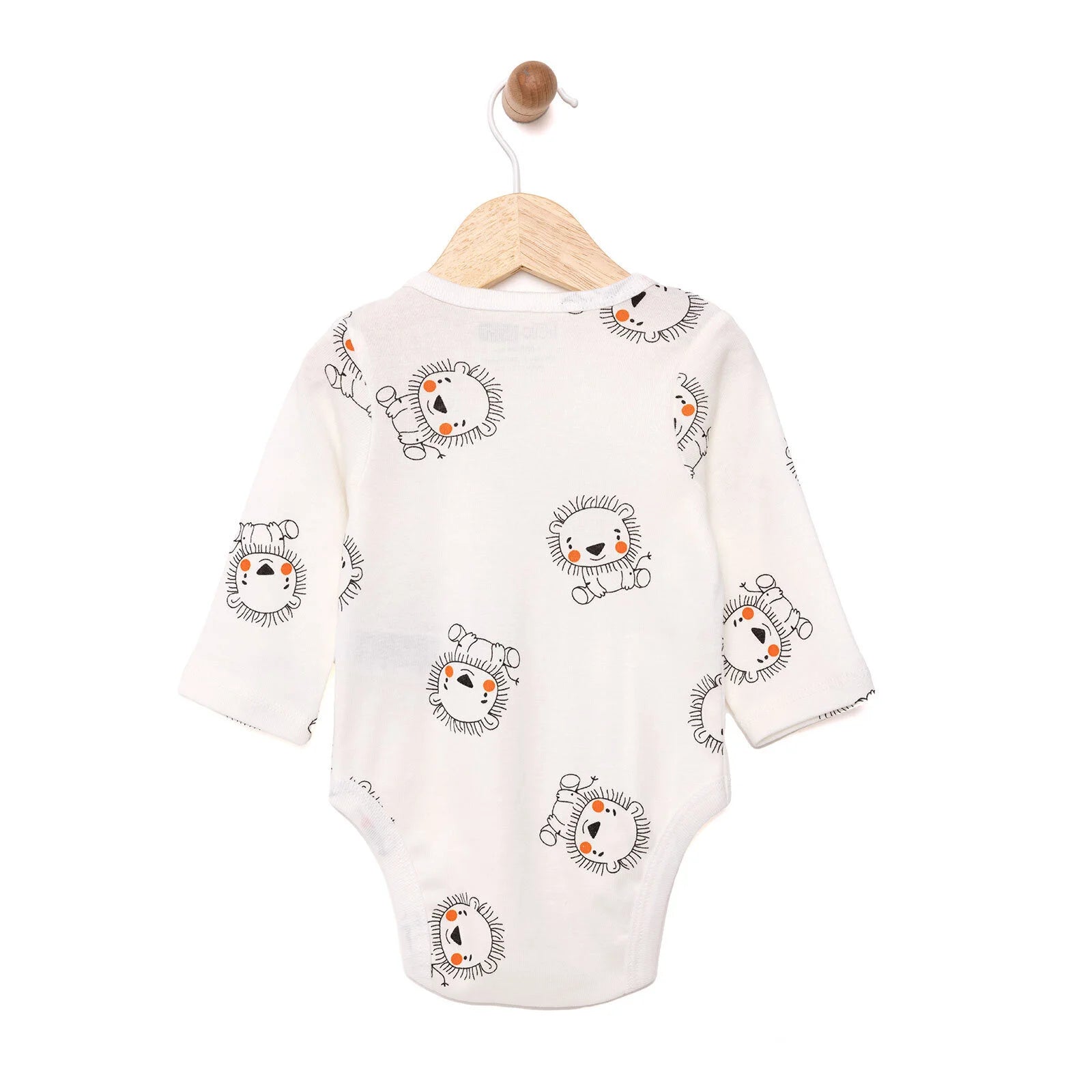 HelloBaby Boy Long Sleeve Bodysuit - Ecru - ebebek - Black Friday