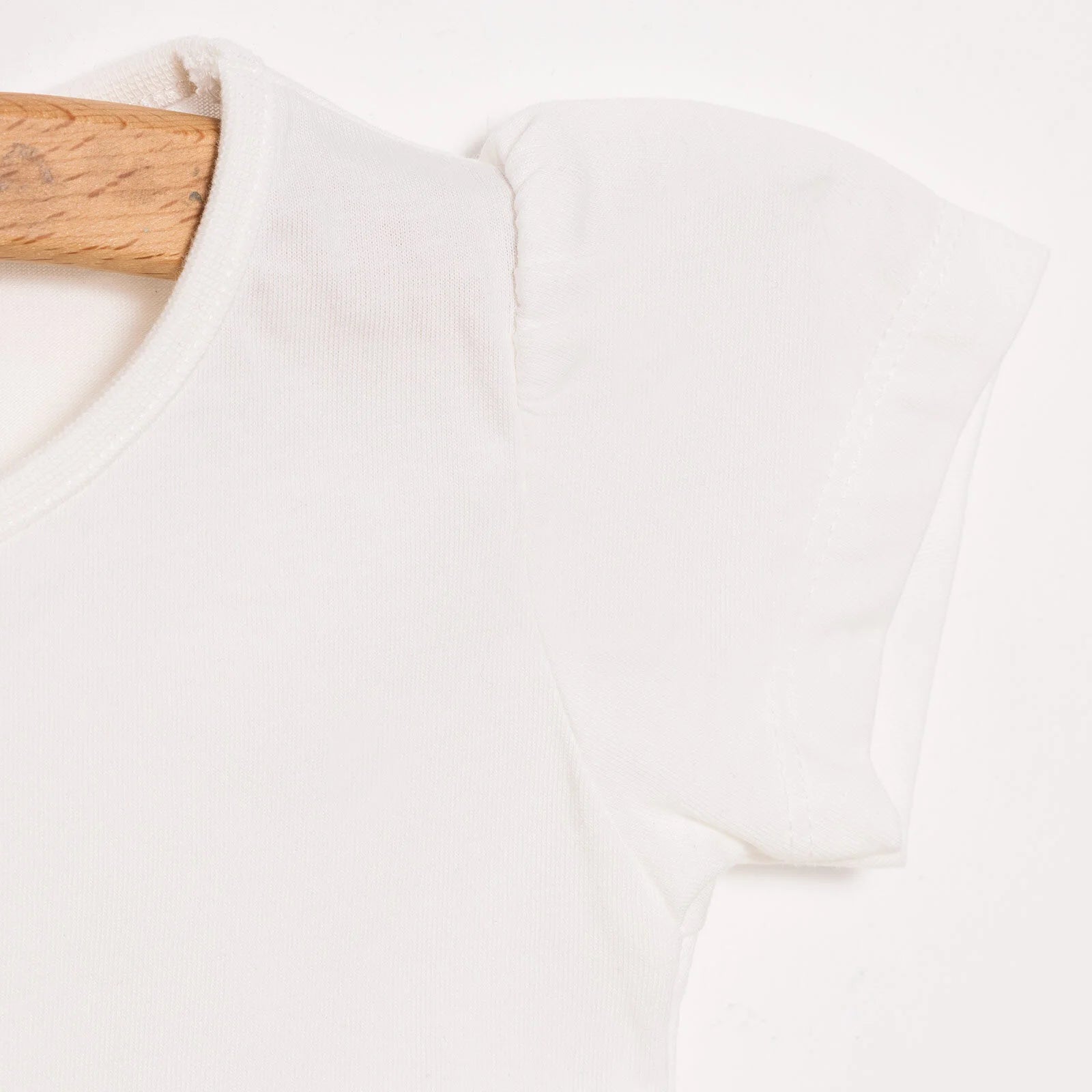 HelloBaby Baby Girl Basic Tshirt - Ecru - ebebek - Black Friday