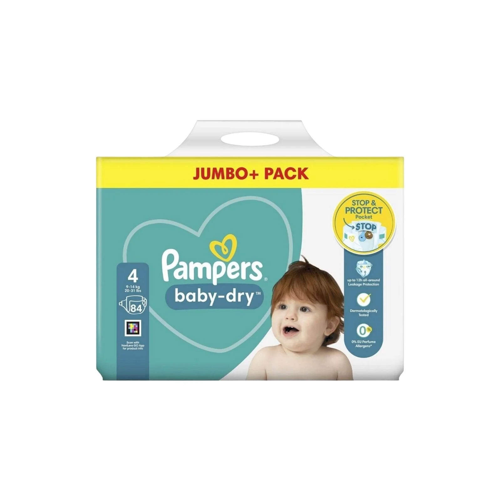 Pampers Baby Dry Size 4 Jumbo Pack - 84 nappies - ebebek - Black Friday