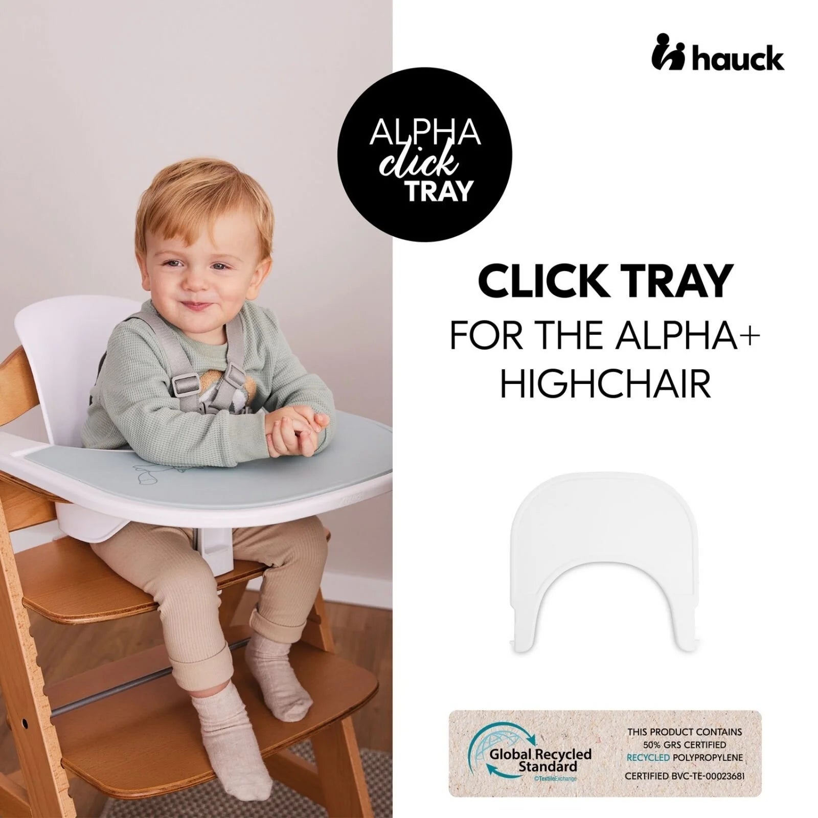 Hauck Alpha Click Tray - White - ebebek - Black Friday
