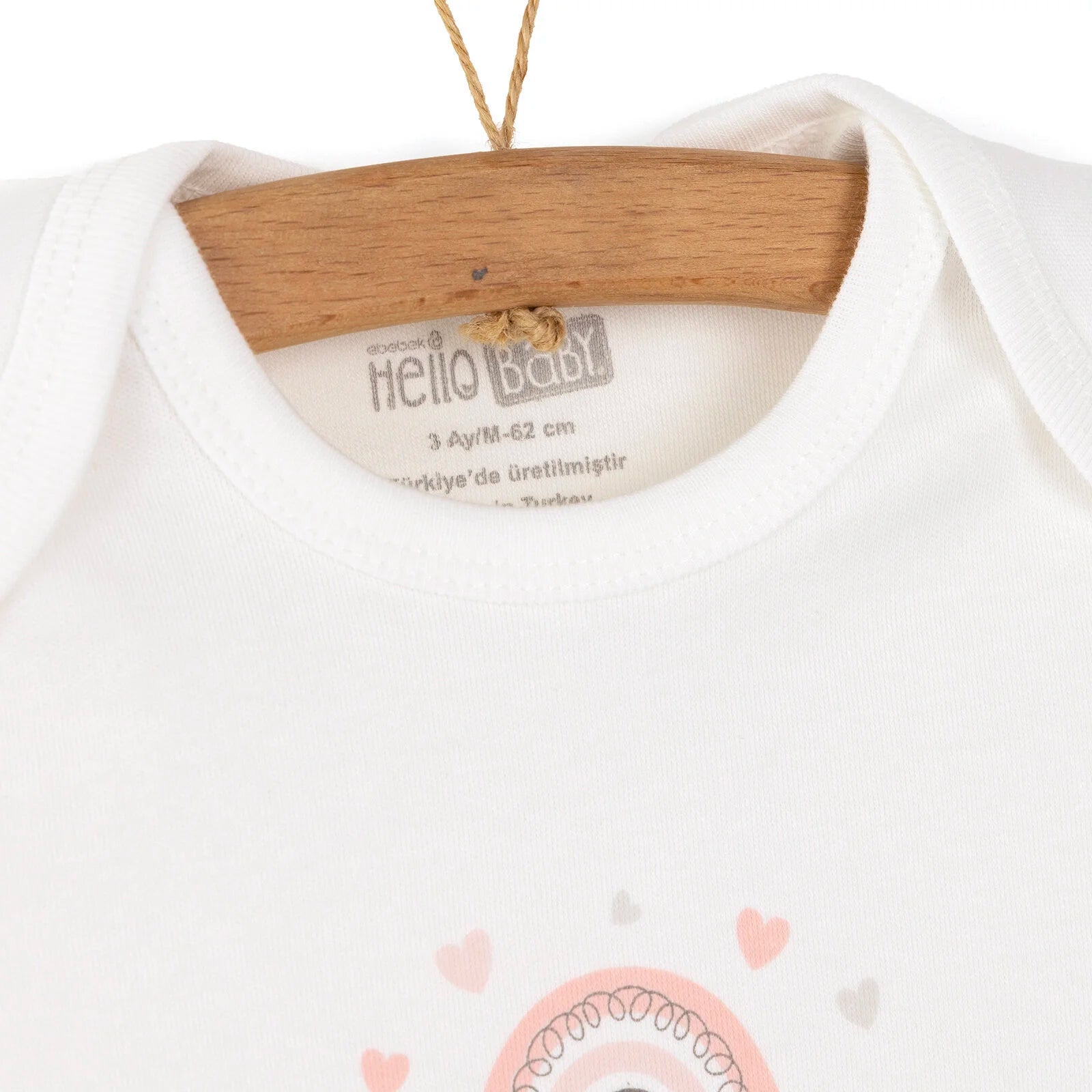 HelloBaby Newborn Baby Girl Rainbow Jumpsuit - Ecru - ebebek - Black Friday