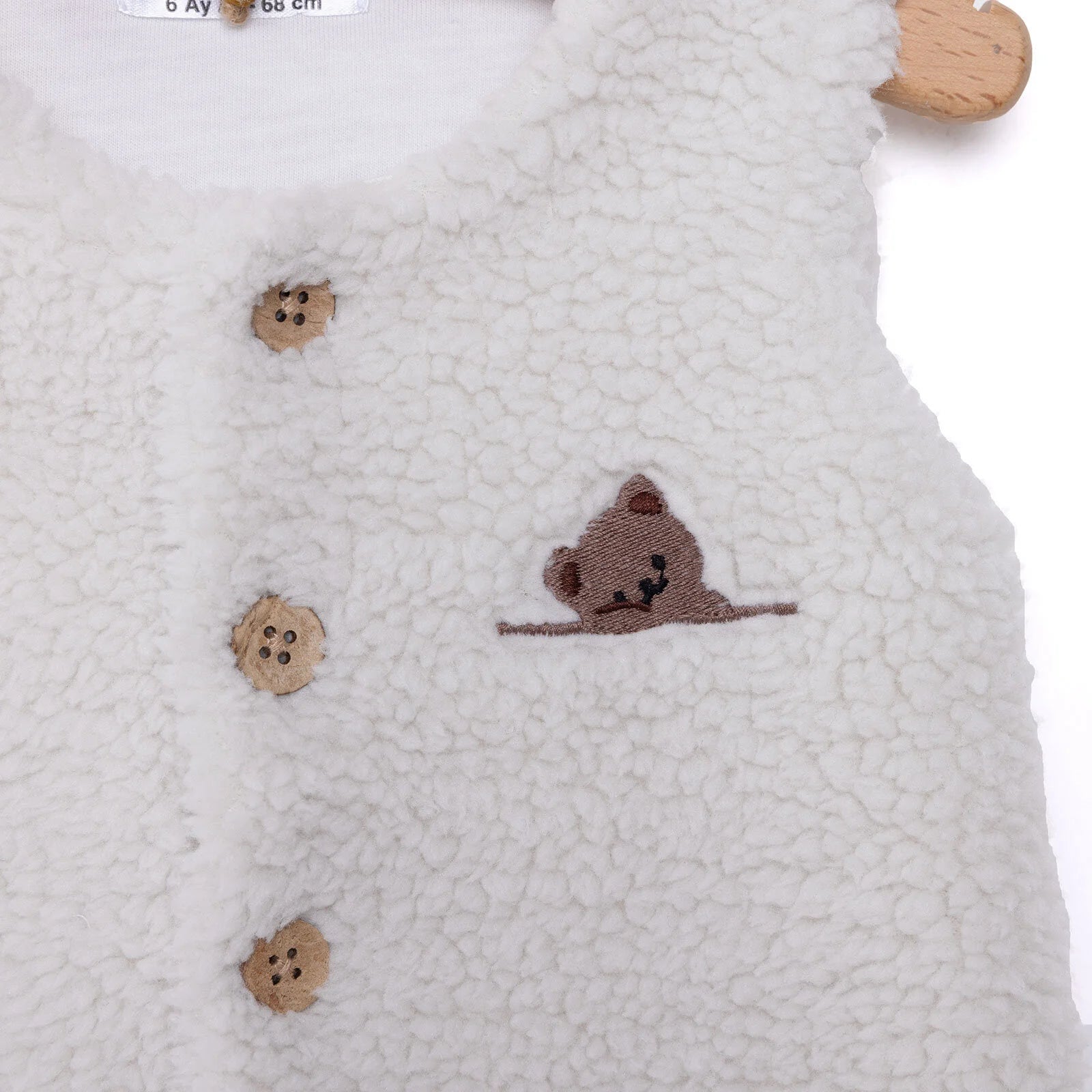 HelloBaby Newborn Girl Welsoft Vest - Light Grey - ebebek - Black Friday