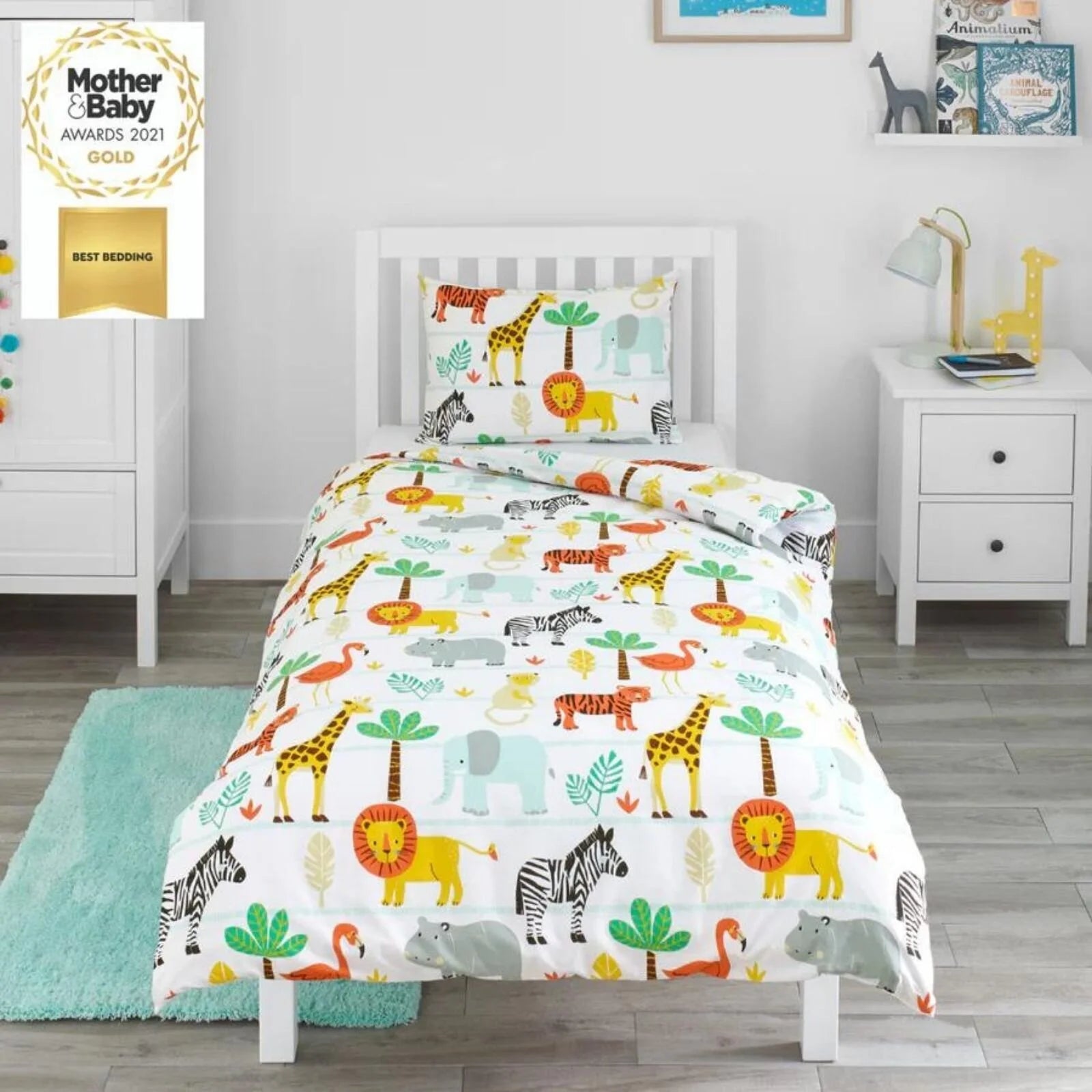 Bloomsbury Mill Single Duvet Set - Safari Adventure - ebebek - Black Friday