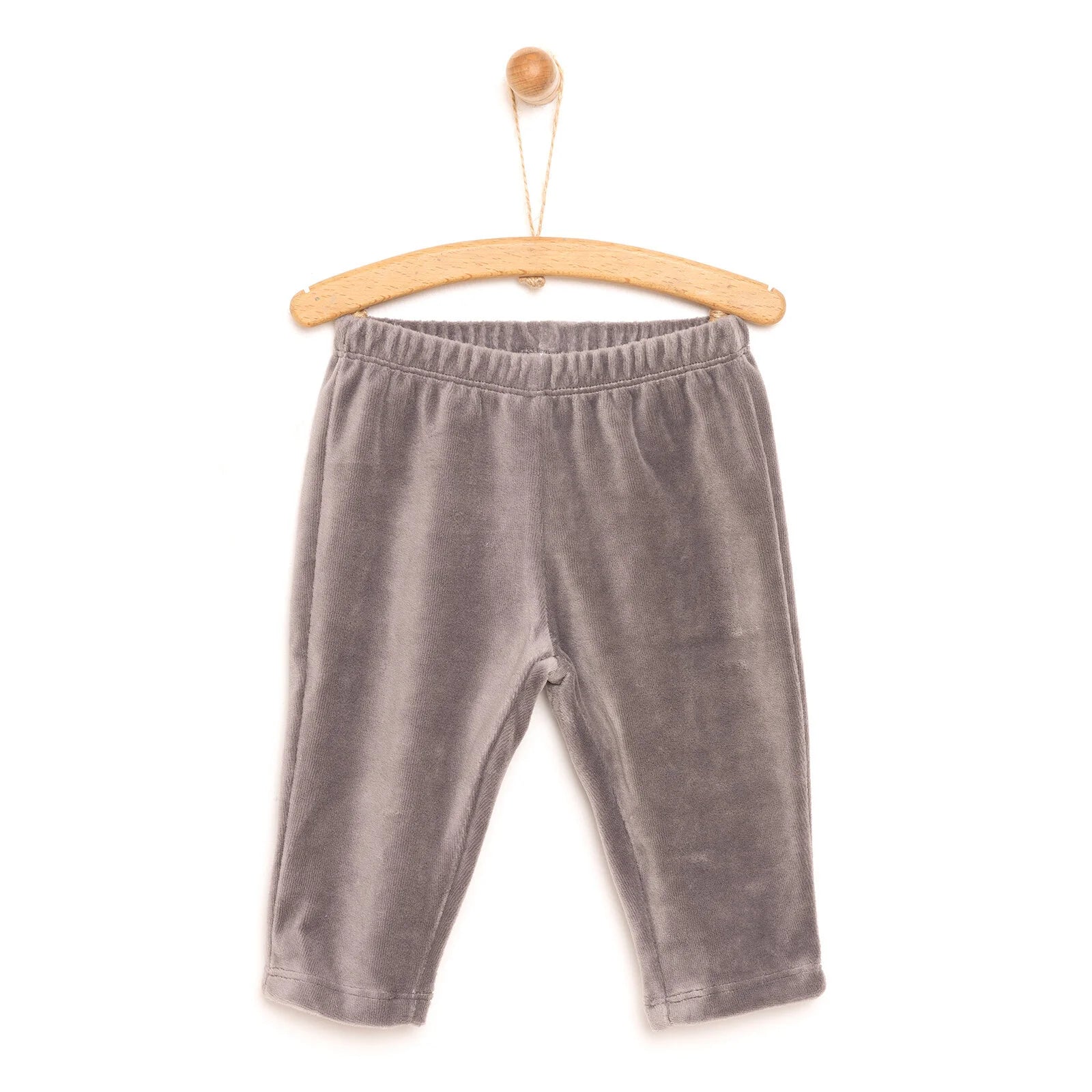 HelloBaby Basic Velvet Joggers - Dark Grey - ebebek - Black Friday