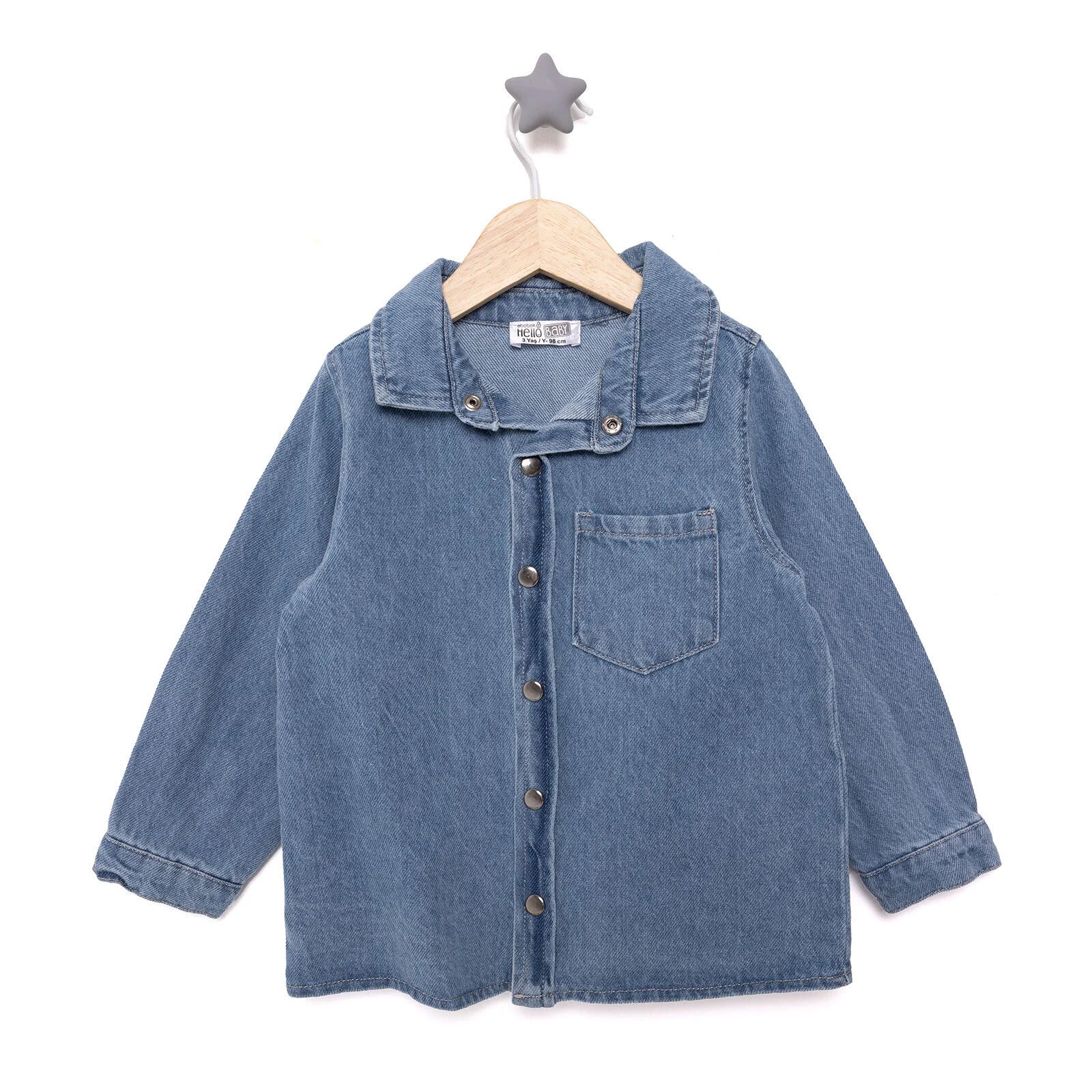 HelloBaby Baby Boy Shirt - Indigo - ebebek - Black Friday