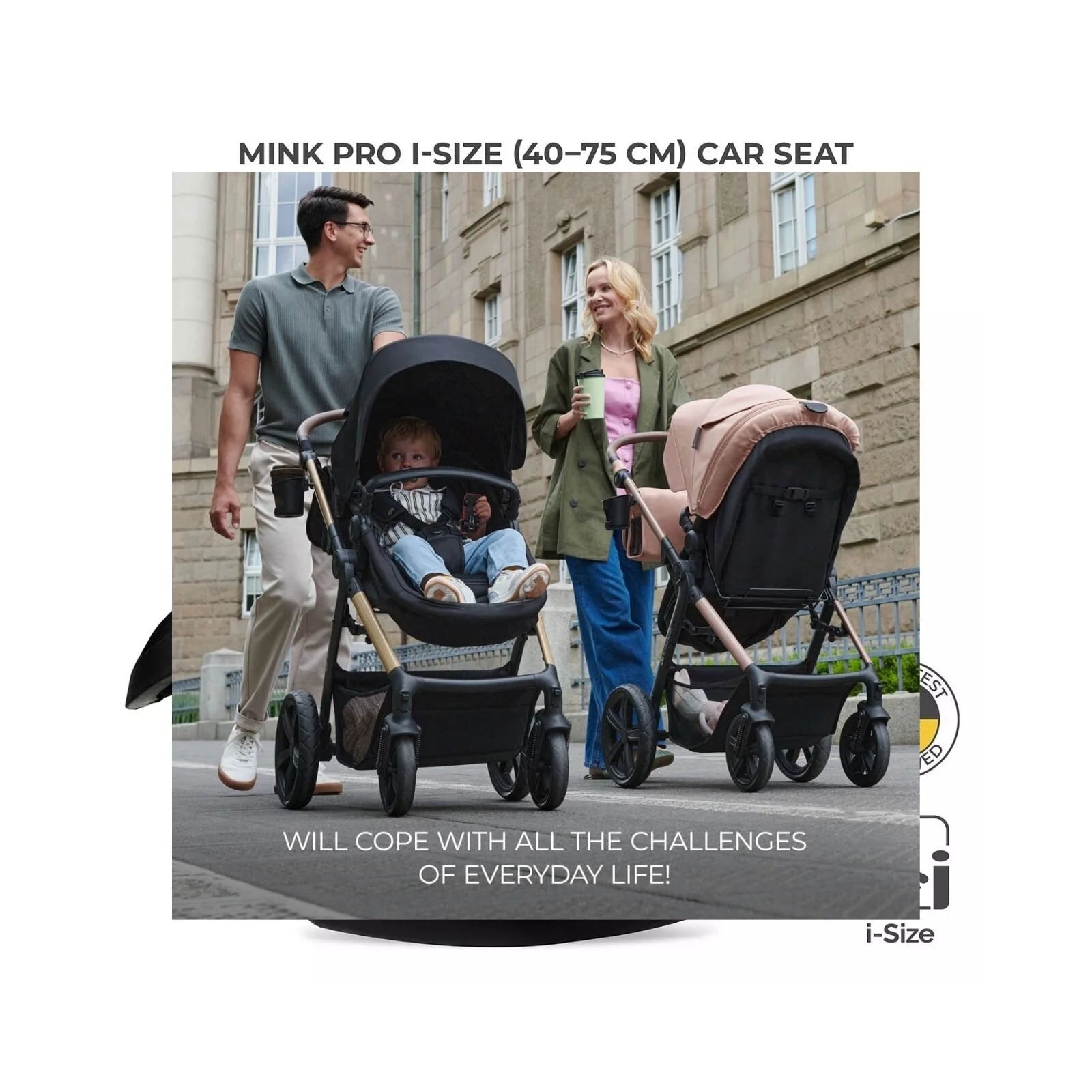 Kinderkraft Moov 2 3 - in - 1 Travel System - Beige - ebebek - Black Friday