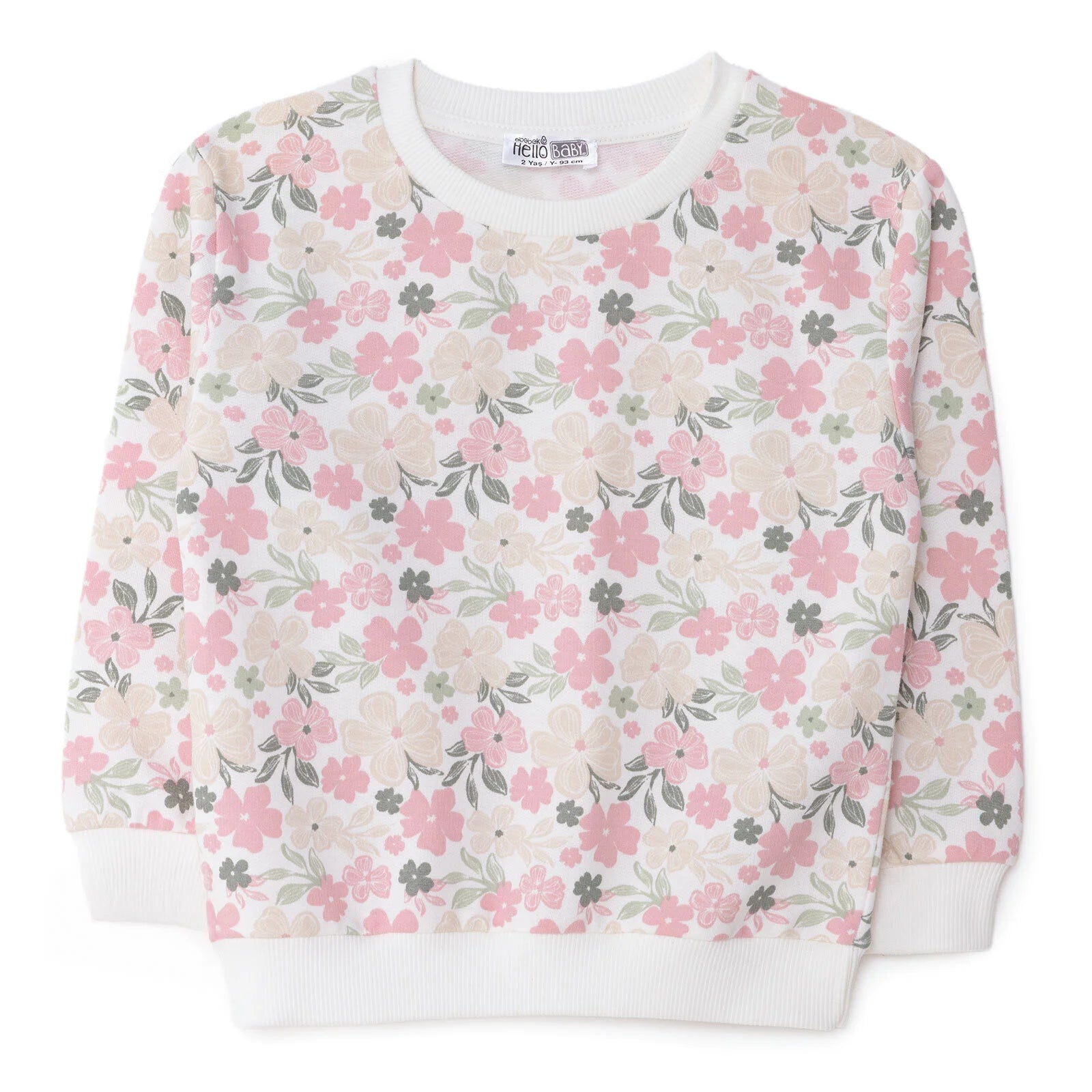 HelloBaby Sweatshirt - Ecru - ebebek - Black Friday