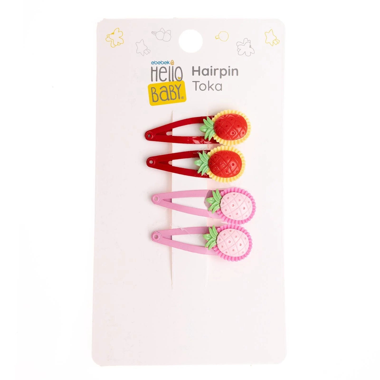 HelloBaby Hair Clips - Red - HelloBaby - ebebek