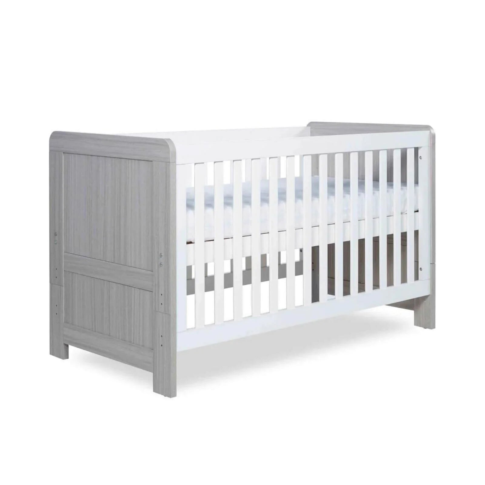 Ickle Bubba Pembrey Cot Bed Ash Grey - Fibre Mattress - ebebek - Black Friday