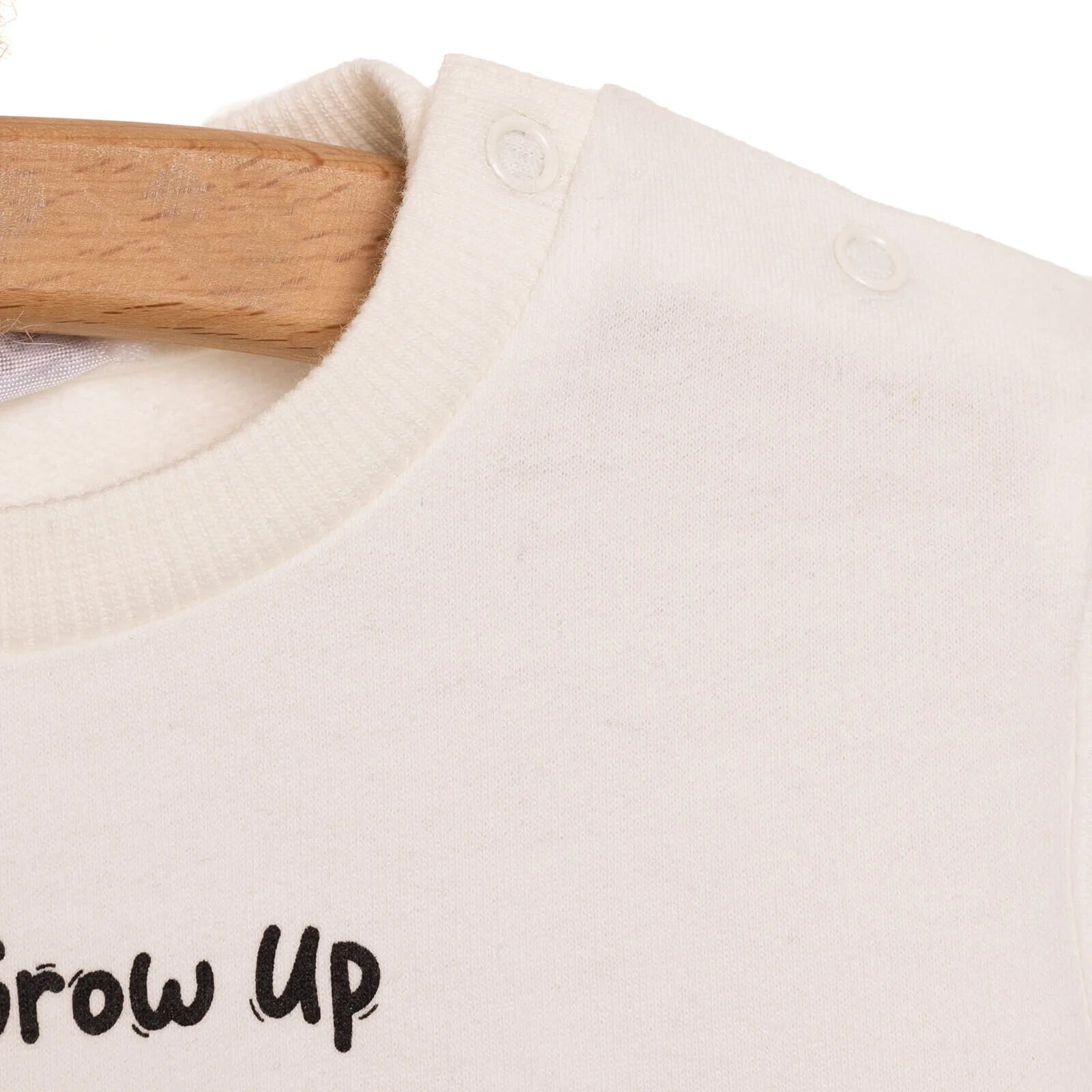 HelloBaby Baby Boy Basic Giraffe Printed Sweatshirt - Ecru - ebebek - Black Friday