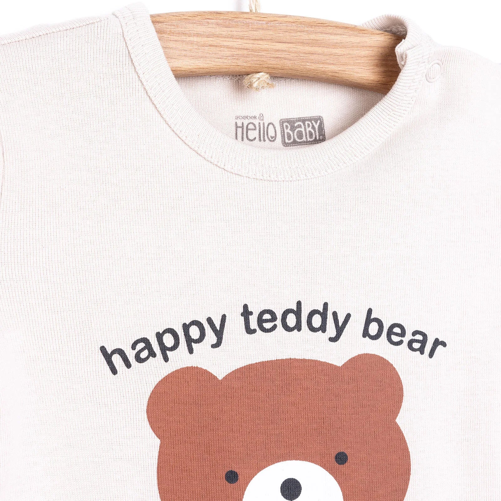 HelloBaby Short Sleeve Body 2 Pcs - Brown - ebebek - Black Friday