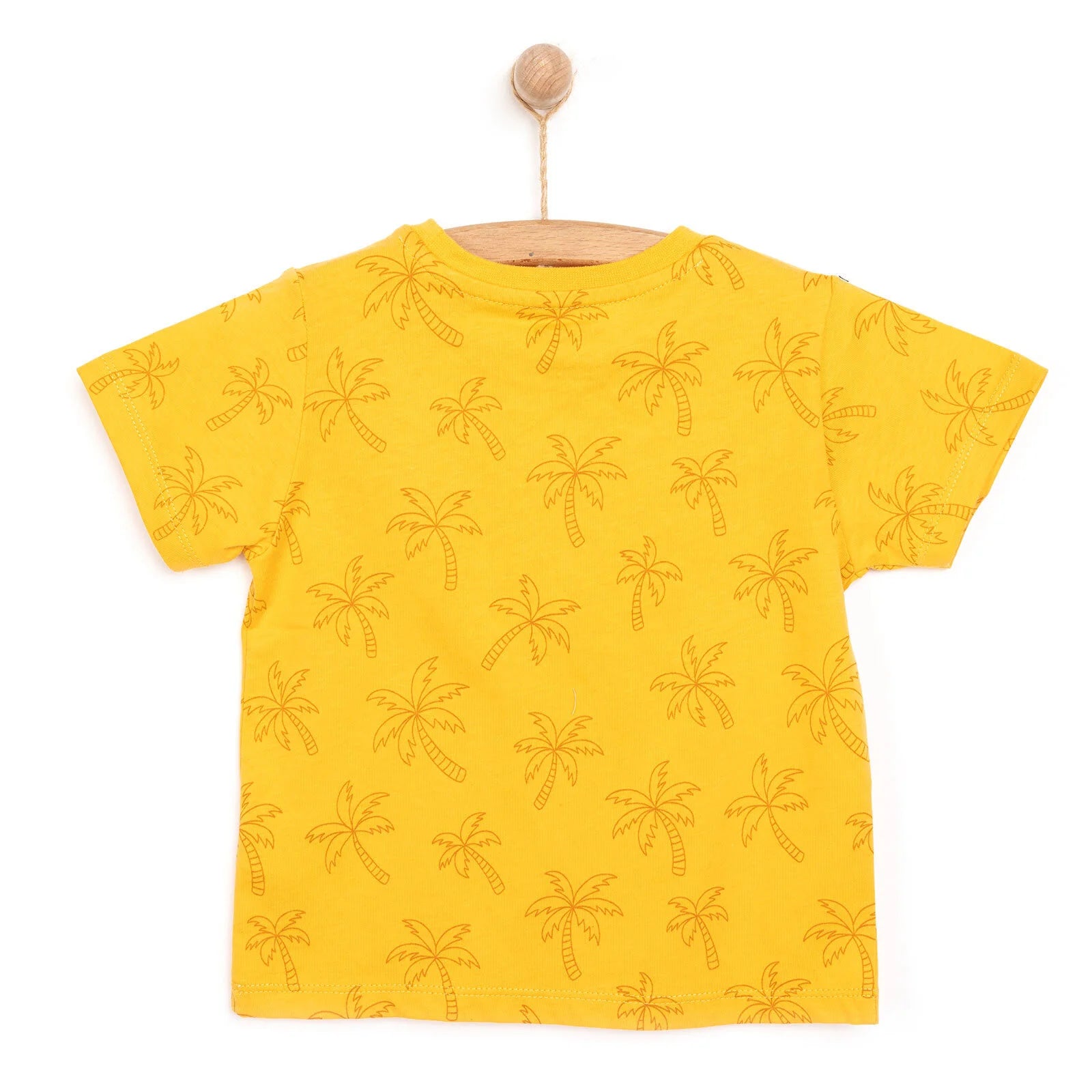 HelloBaby Basic Boy Surfing Printed T-shirt - Yellow - ebebek - Black Friday