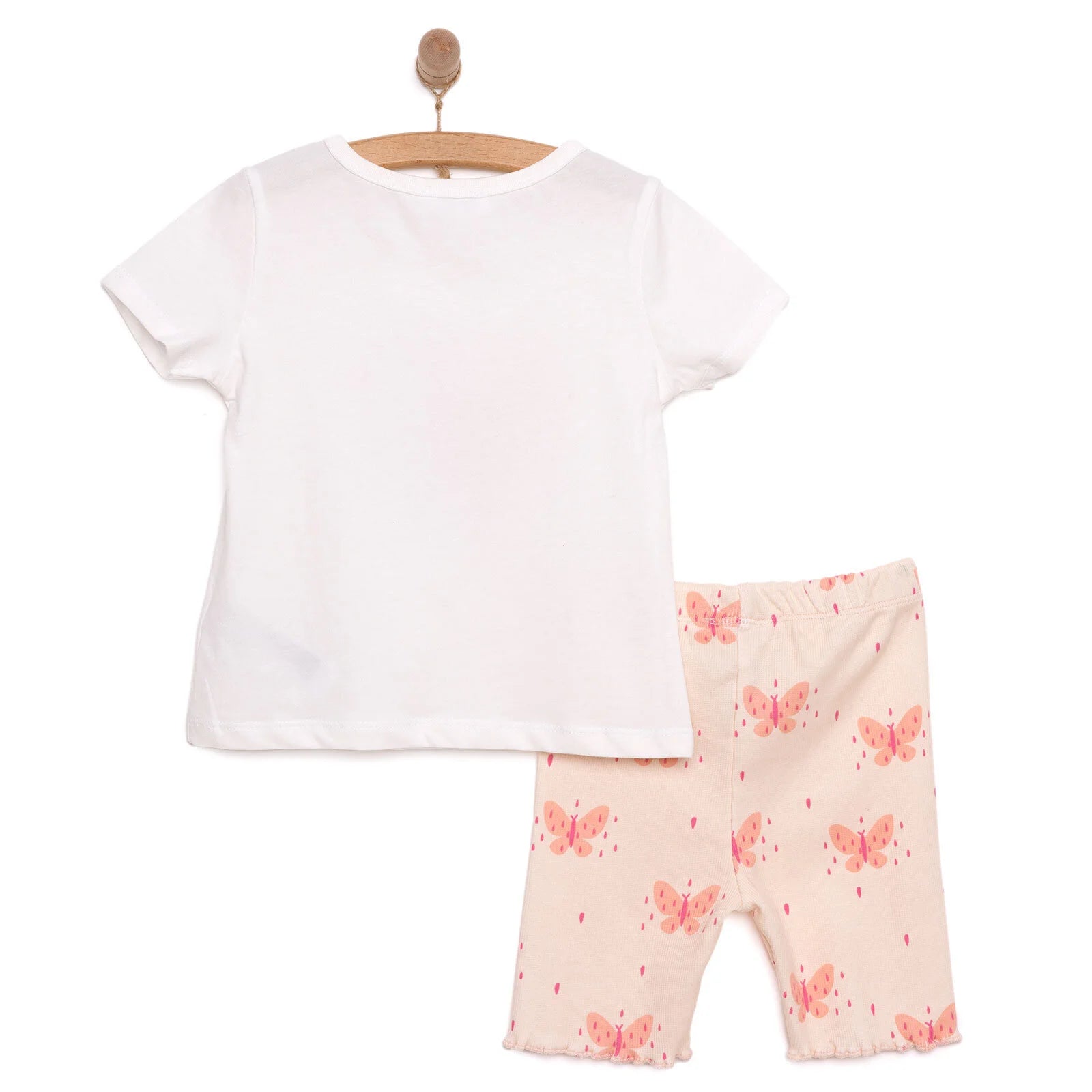 HelloBaby Motto Girl Girl Tshirt - Legging - White - ebebek - Black Friday