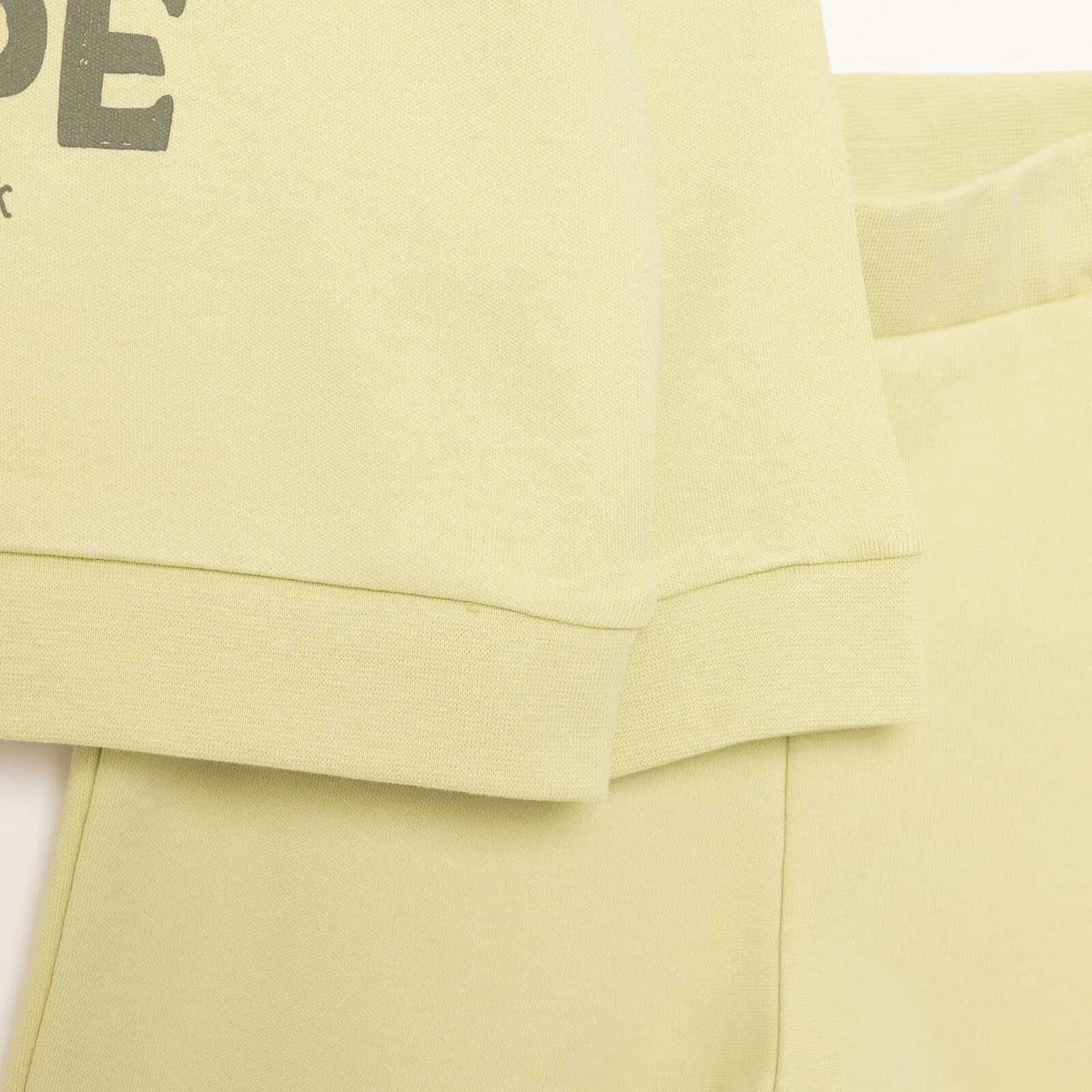 HelloBaby Basic Girl Bird Printed Jogging Set - Pistachio Green - ebebek - Black Friday