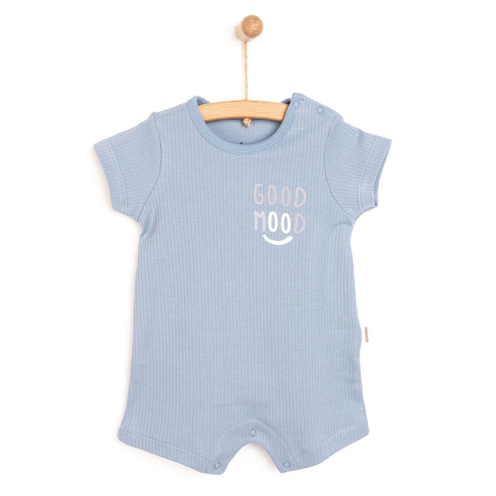 Bebbek Newborn Unisex Short Overalls - Blue - ebebek - Black Friday