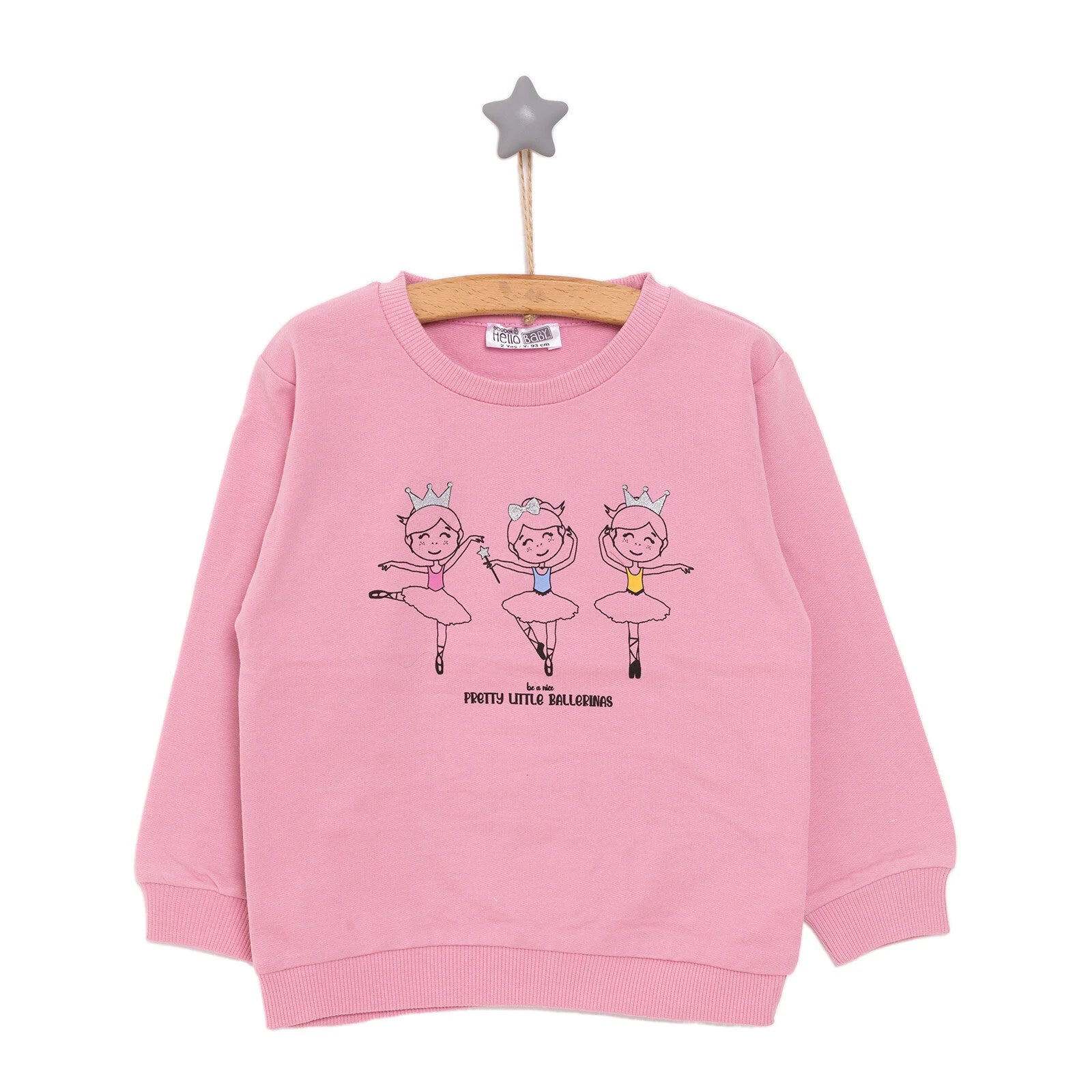 HelloBaby Basic Sweatshirt - Pink - ebebek - Black Friday