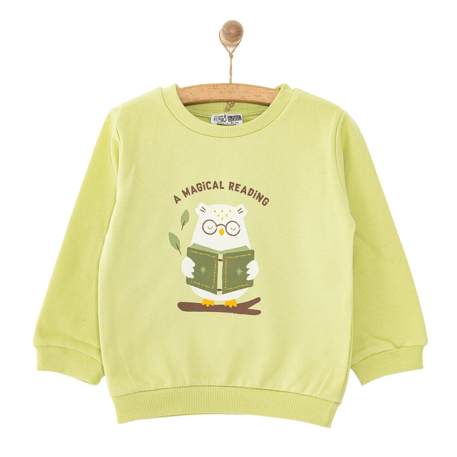 HelloBaby Baby Boy Sweatshirt - Green - ebebek - Black Friday