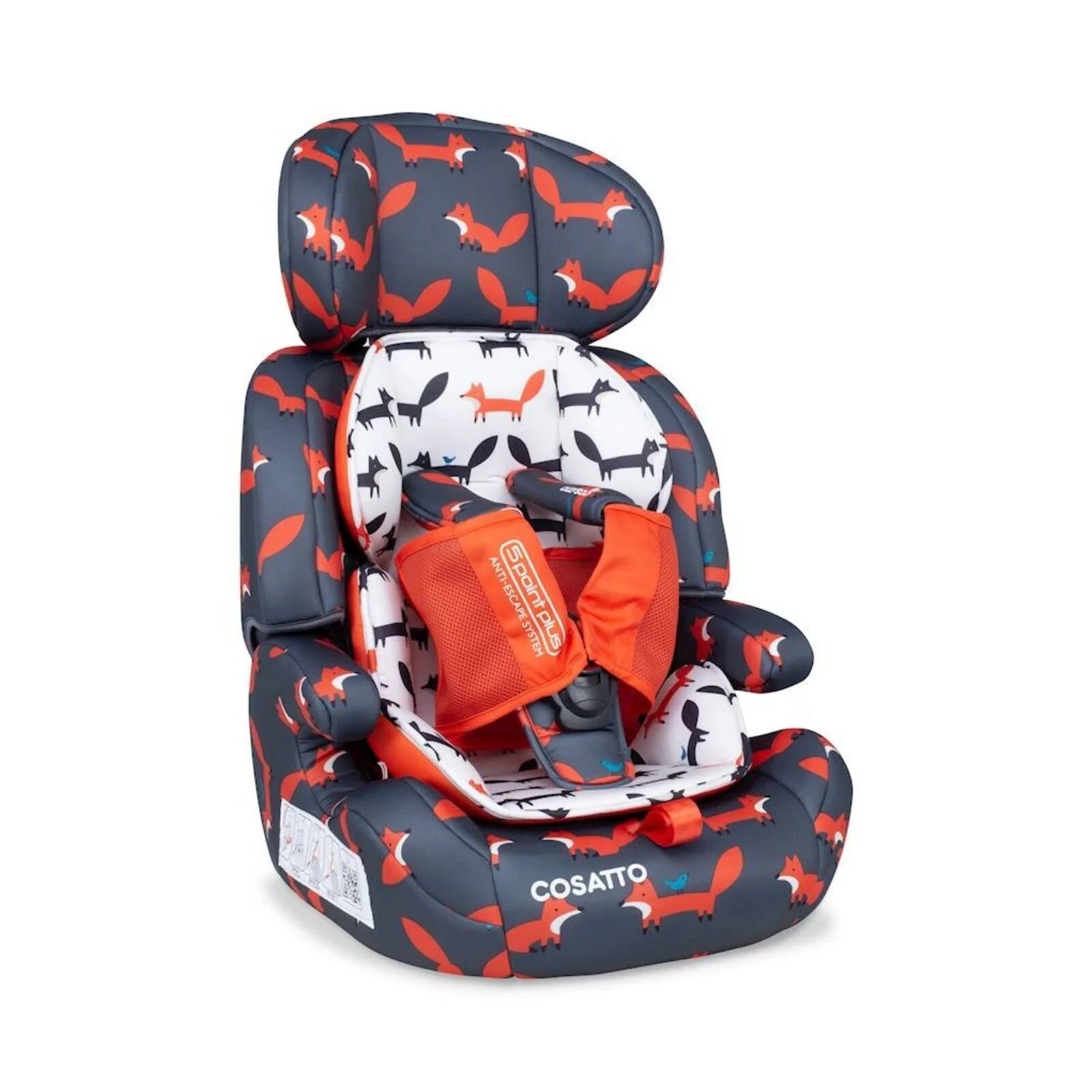 Cosatto Zoomi Group 1/2/3 Car Seat - Charcoal Mister Fox - ebebek - Black Friday
