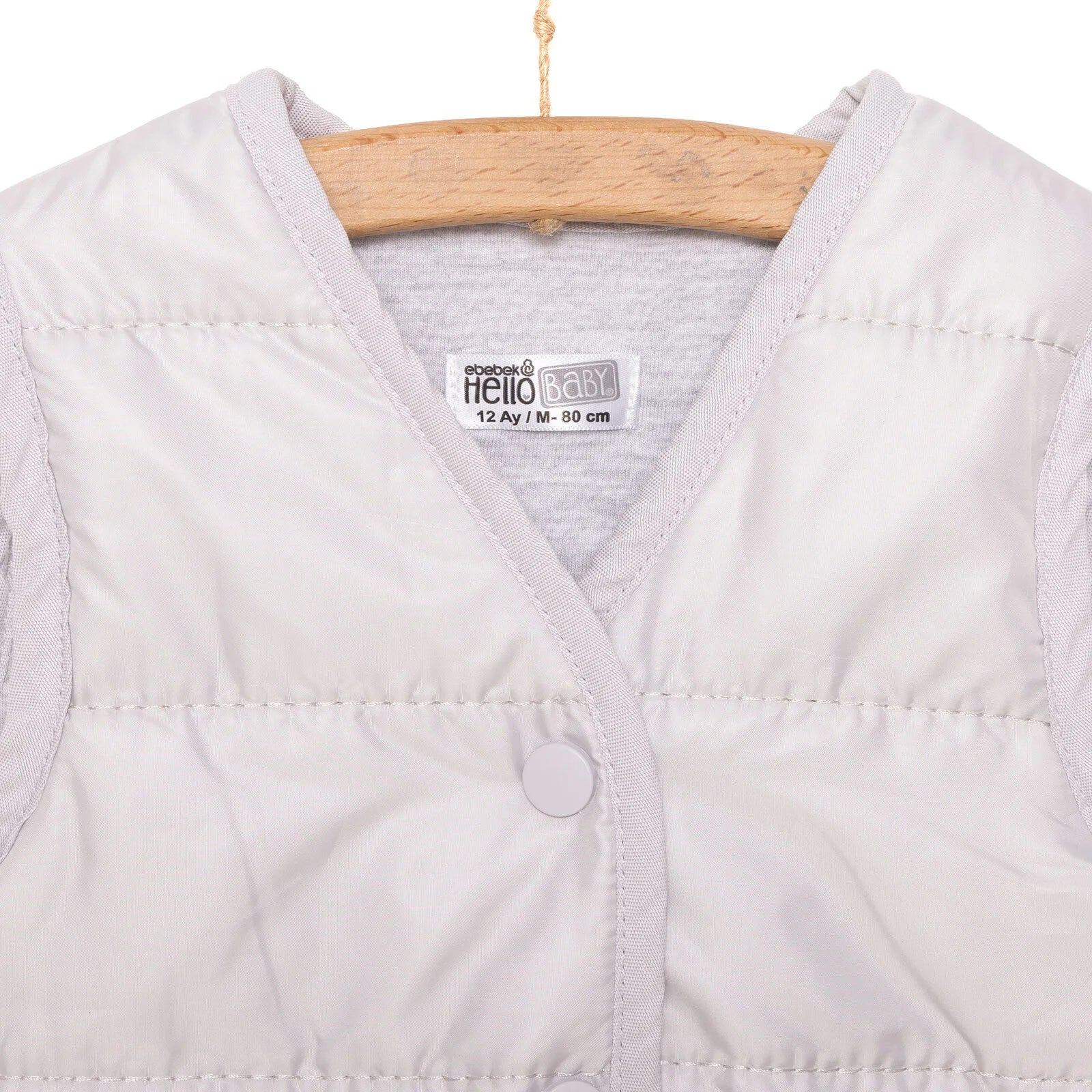 HelloBaby Basic Girl Seasonal Vest - Grey - ebebek - Black Friday