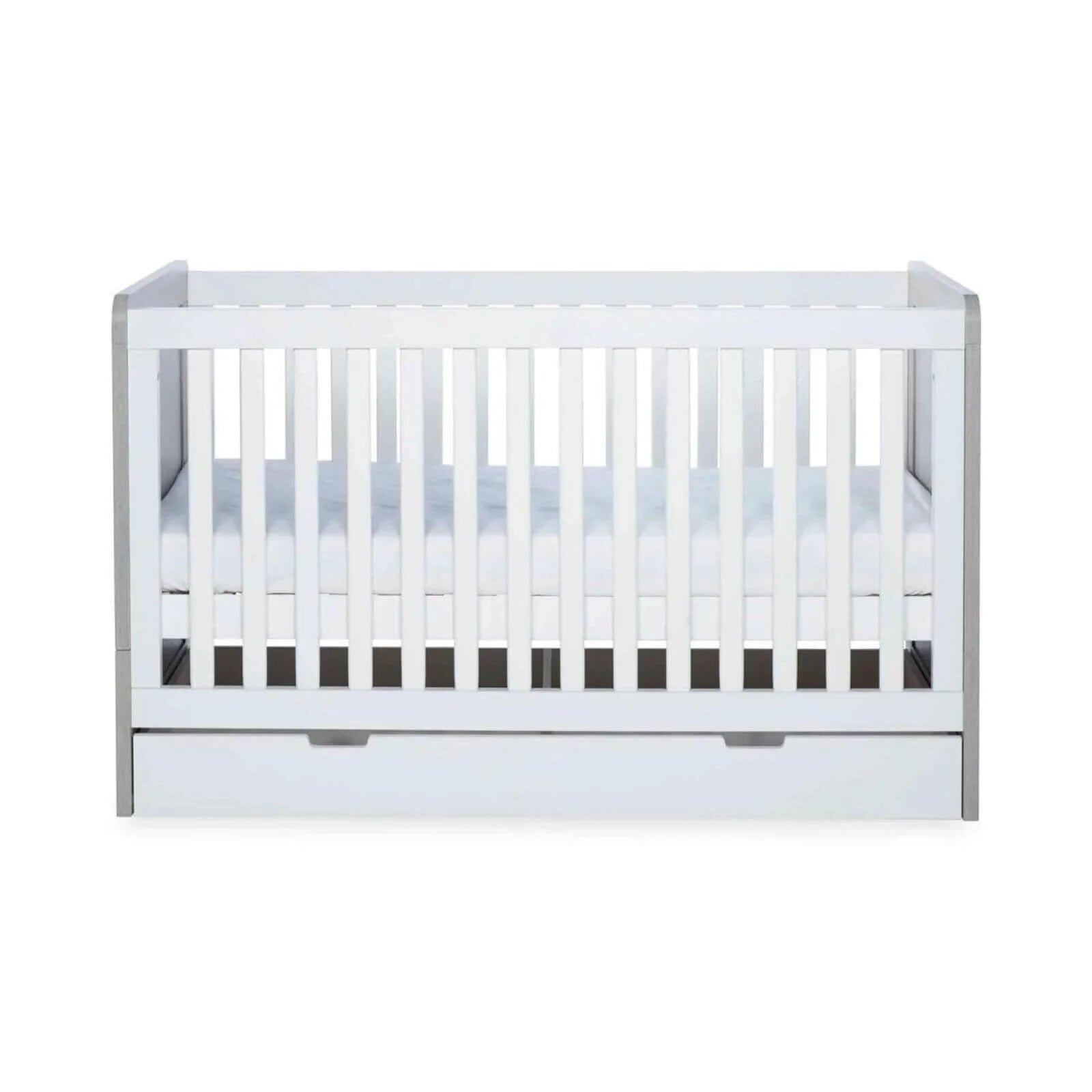 Ickle Bubba Pembrey Furniture Set Under Drawer Ash Grey & White 3 pcs - Fibre Mattress - ebebek - Black Friday