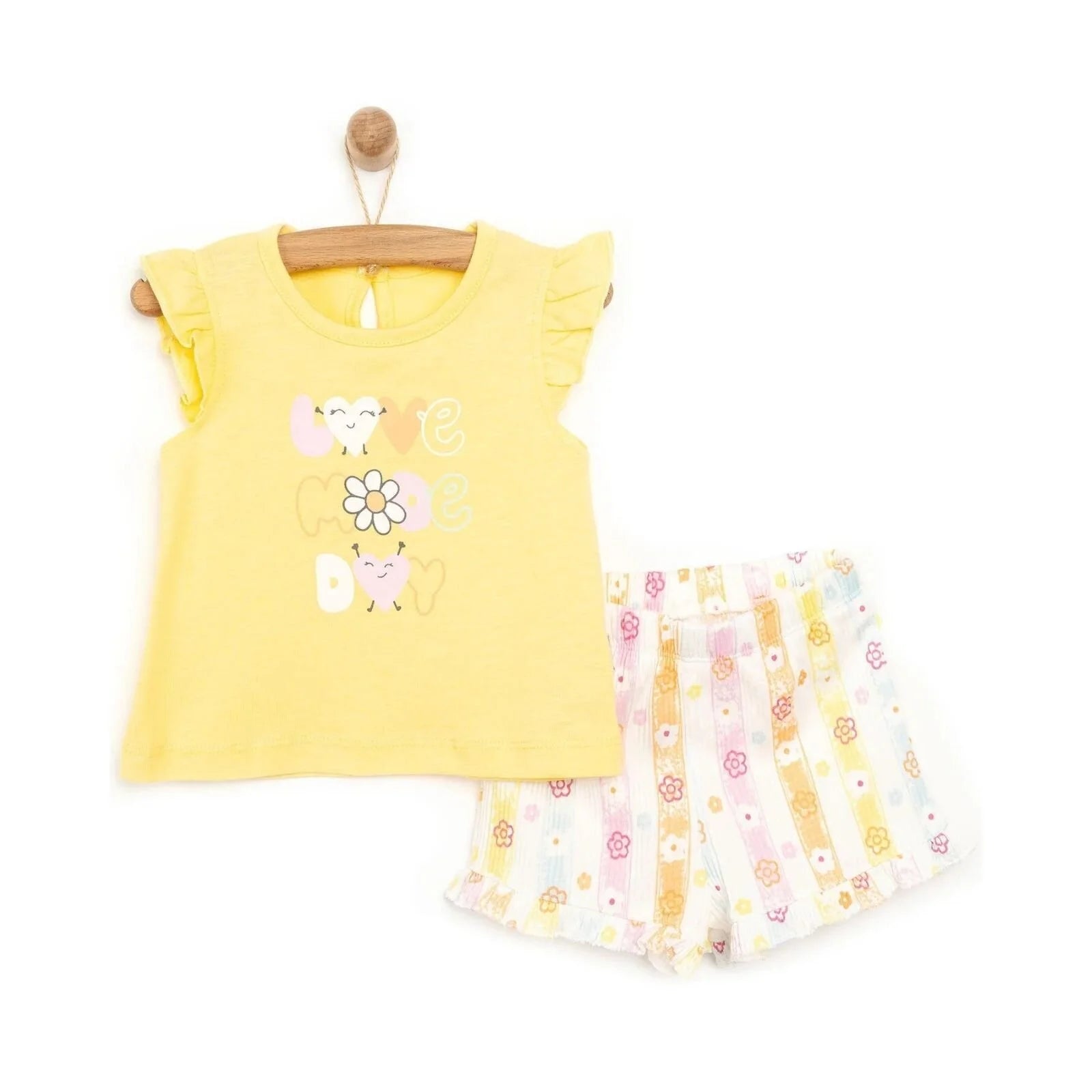 Bebbek Newborn Tshirt - Short - Light Yellow - ebebek - Black Friday