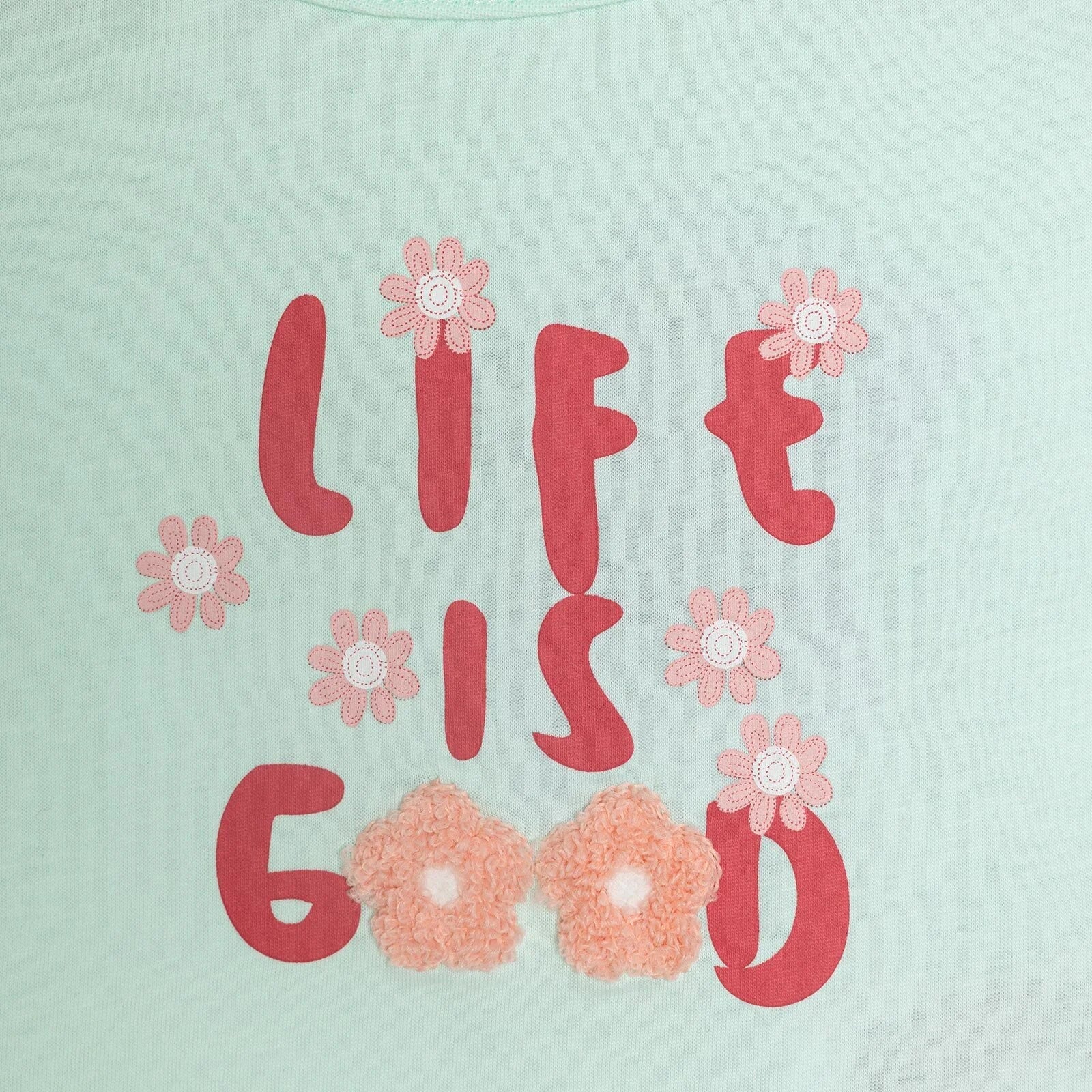 HelloBaby Motto Girl Girl Tshirt - Short - Multicolour - ebebek - Black Friday