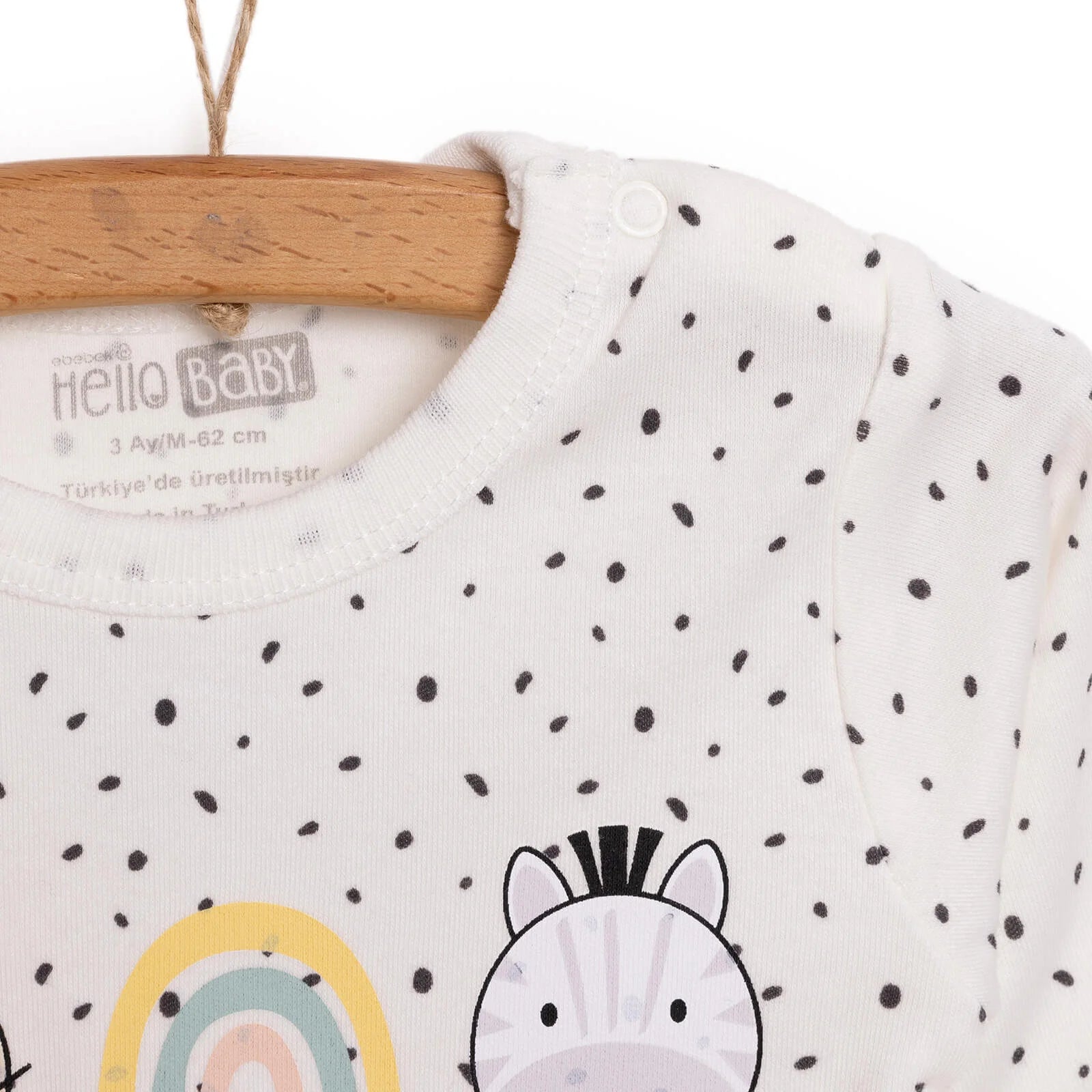 HelloBaby Baby Girl Long Sleeve Body - Ecru - ebebek - Black Friday