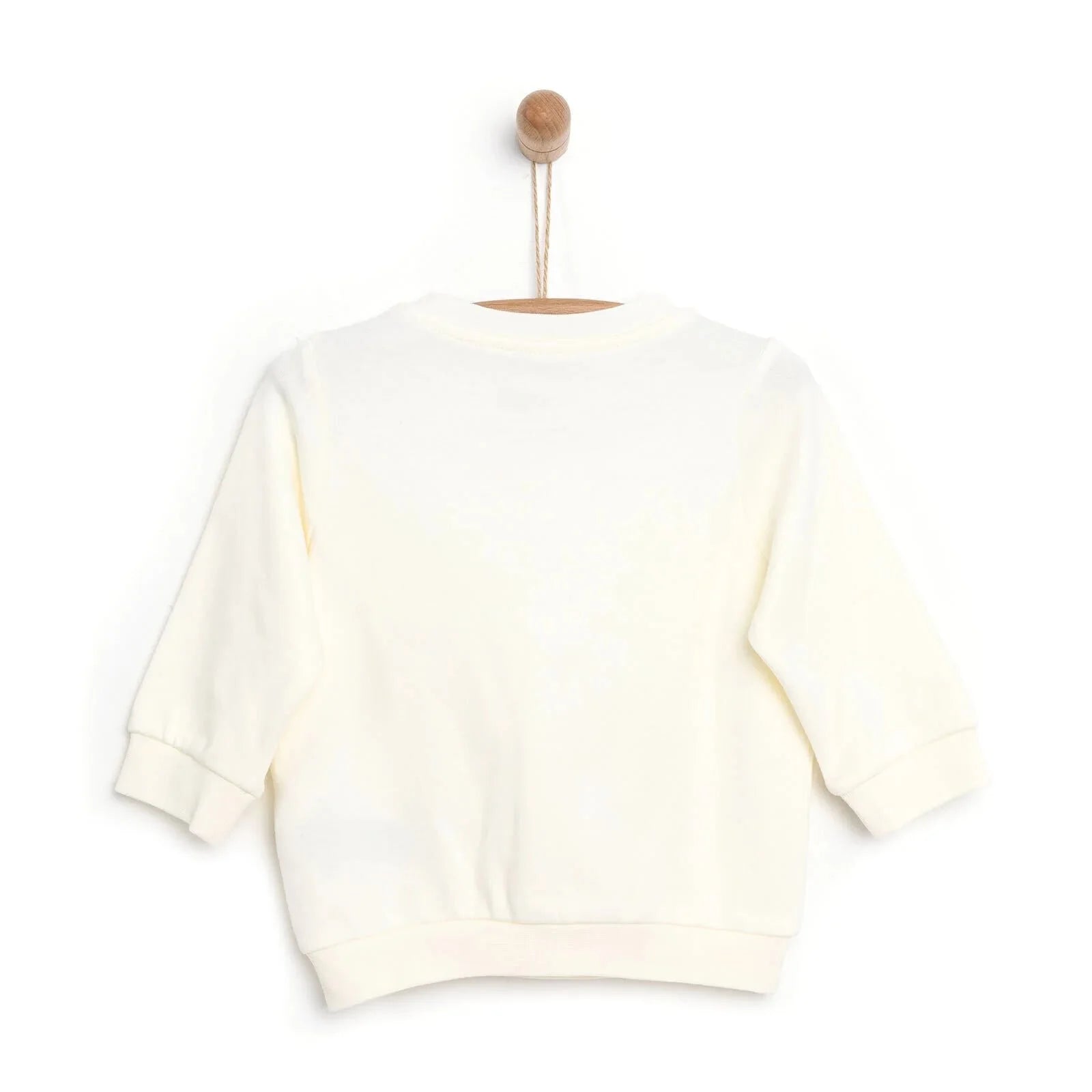 HelloBaby Basic Ribbed Cardigan - Ecru - ebebek - Black Friday