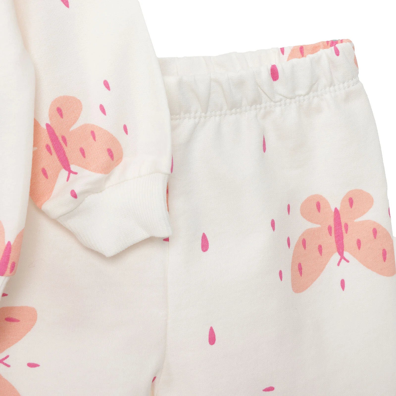 HelloBaby Basic Baby Girl Zippered Joggers - Ecru - ebebek - Black Friday