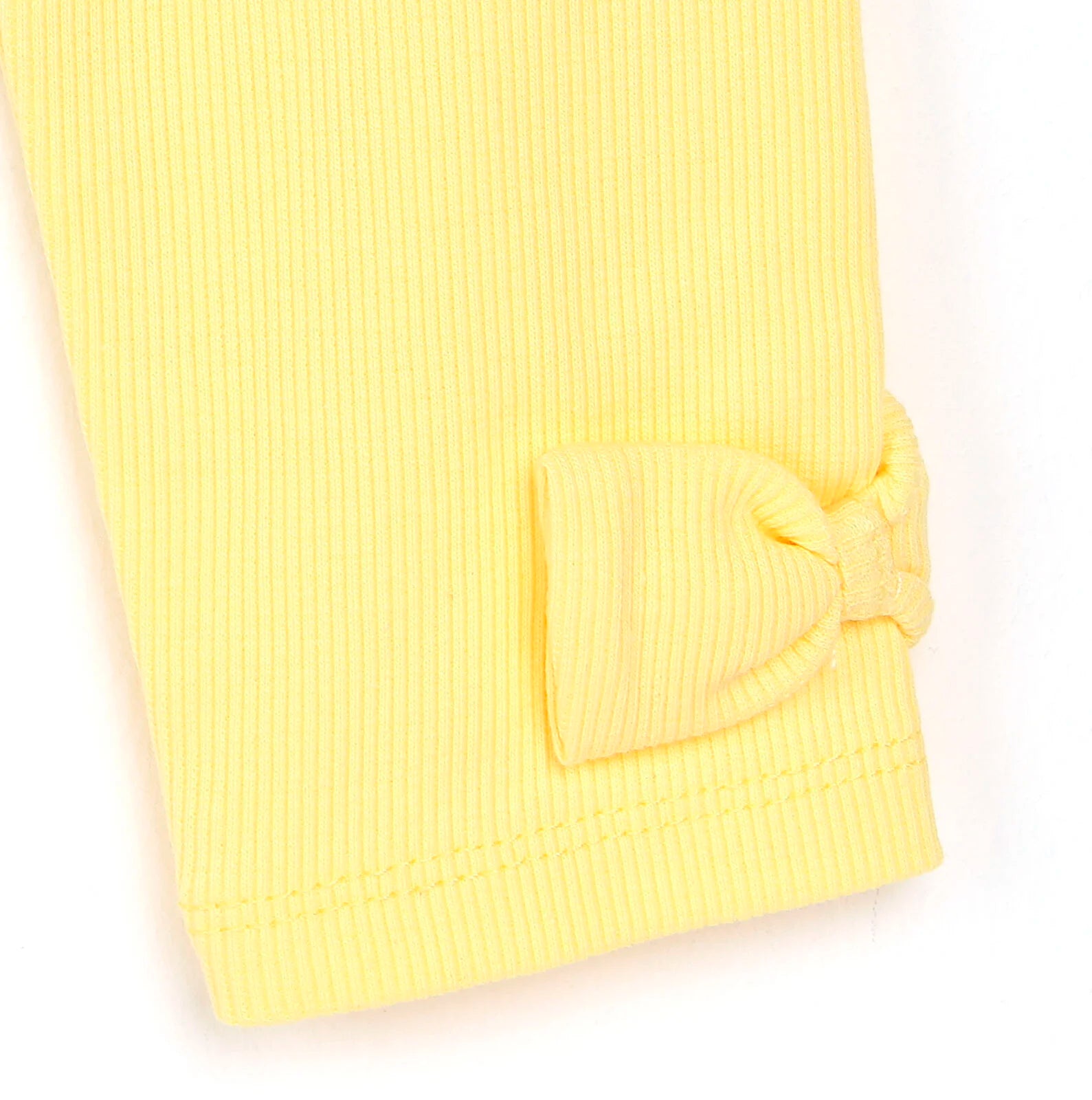 HelloBaby Basic Baby Girl Bow Leggings - Yellow - ebebek - Black Friday