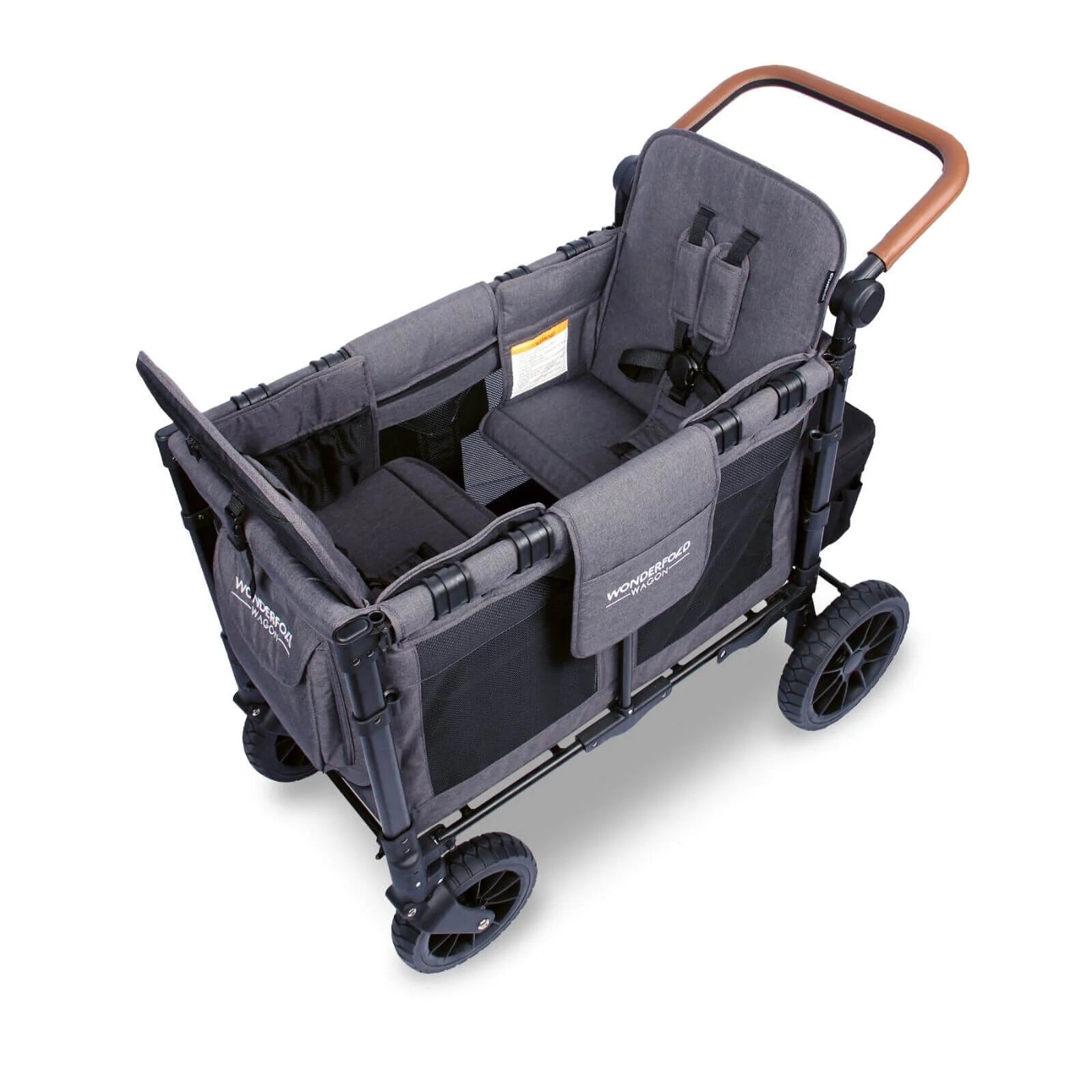 Wonderfold W2 Luxe Double Wagon - Charcoal Grey - ebebek - Black Friday
