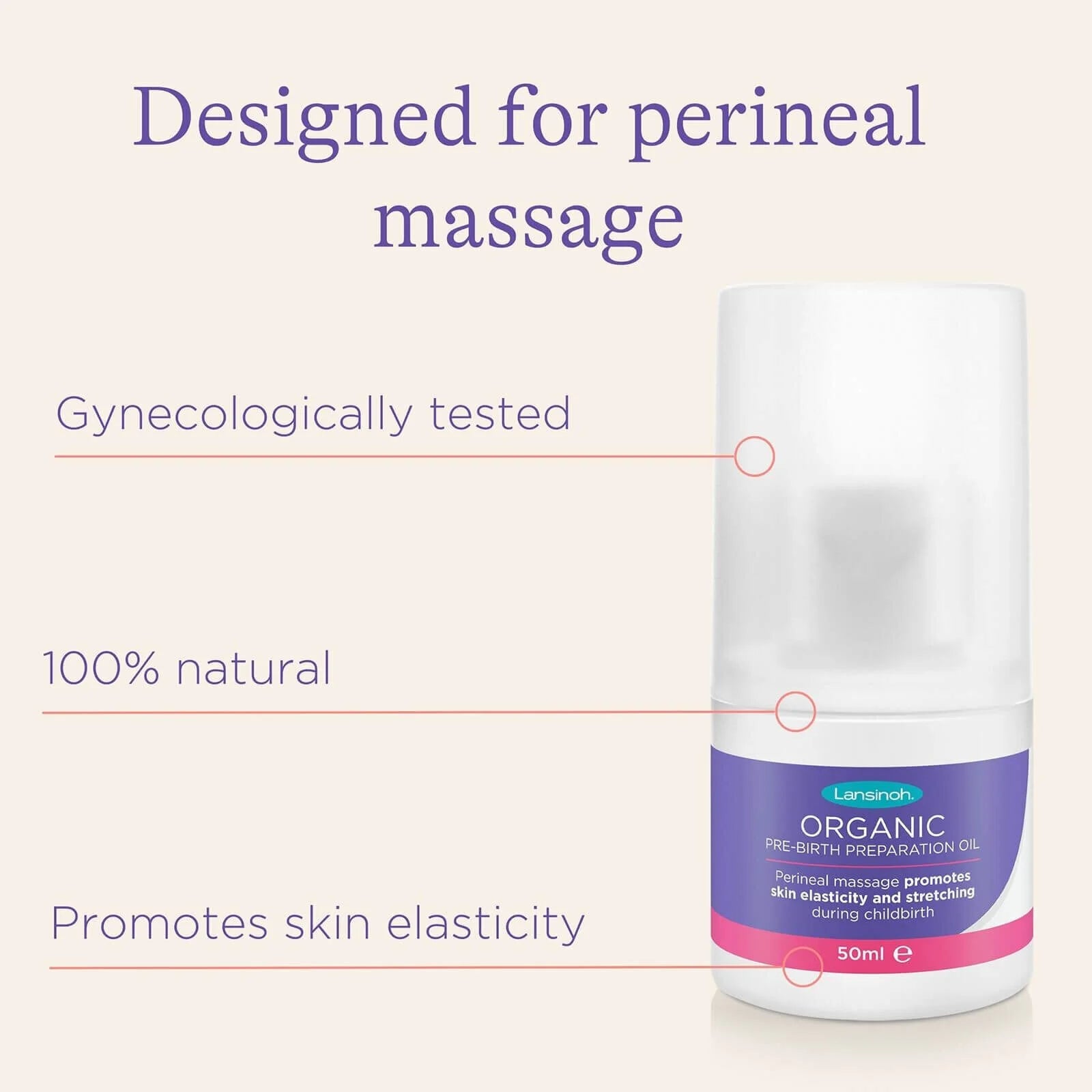 Lansinoh Organic Pre - Birth Preparation Oil 50ml - ebebek - Black Friday