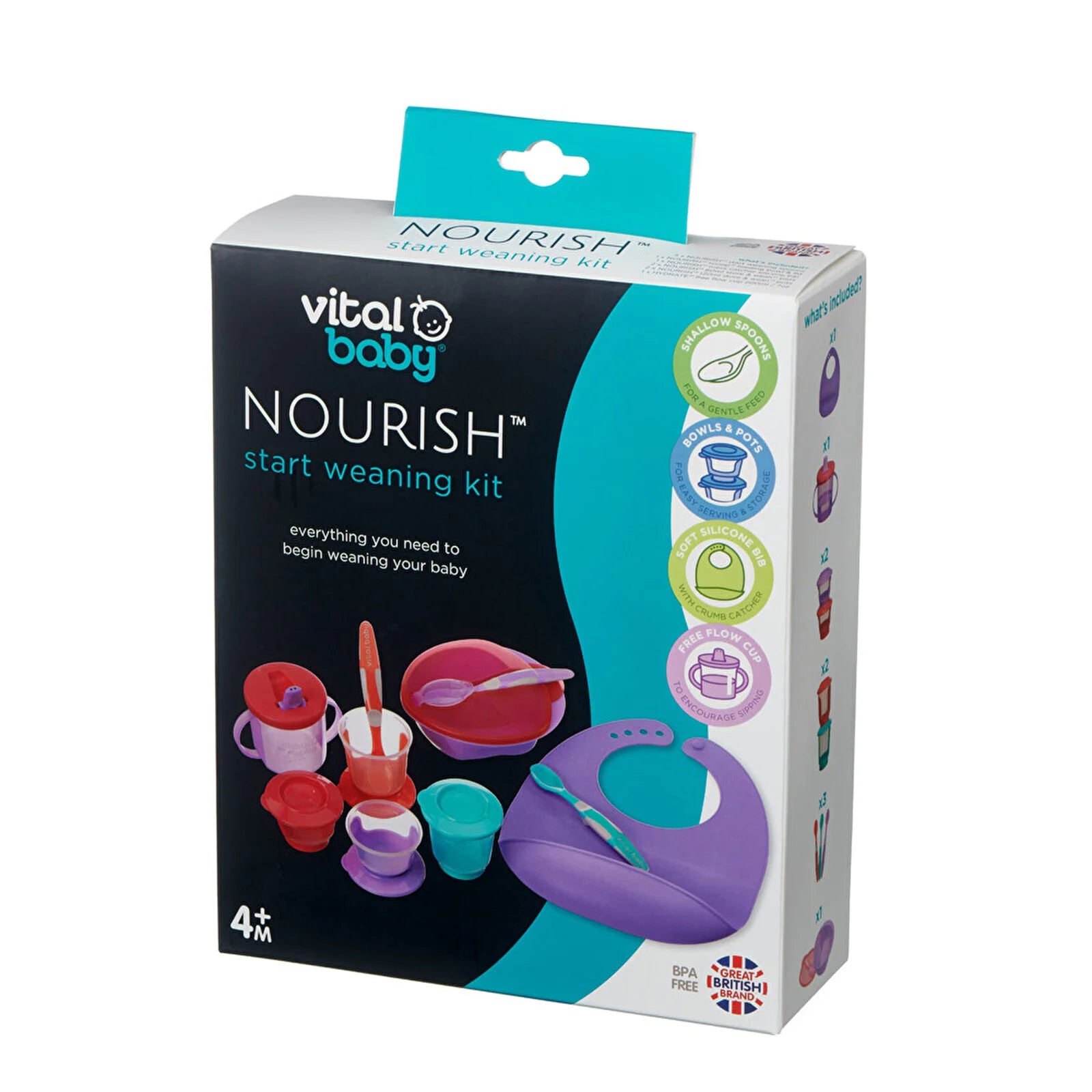Vital Baby Nourish Start Weaning Kit 4+ months - Fizz - ebebek - Black Friday