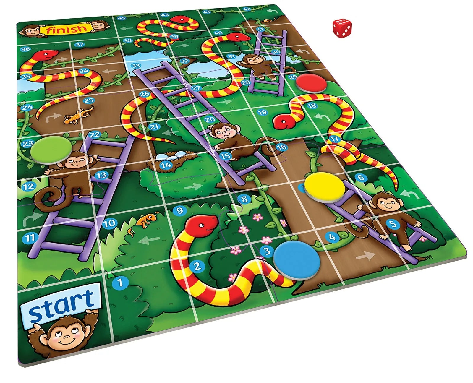 Orchard Toys Mini Games - Jungle Snakes & Ladders - ebebek - Black Friday