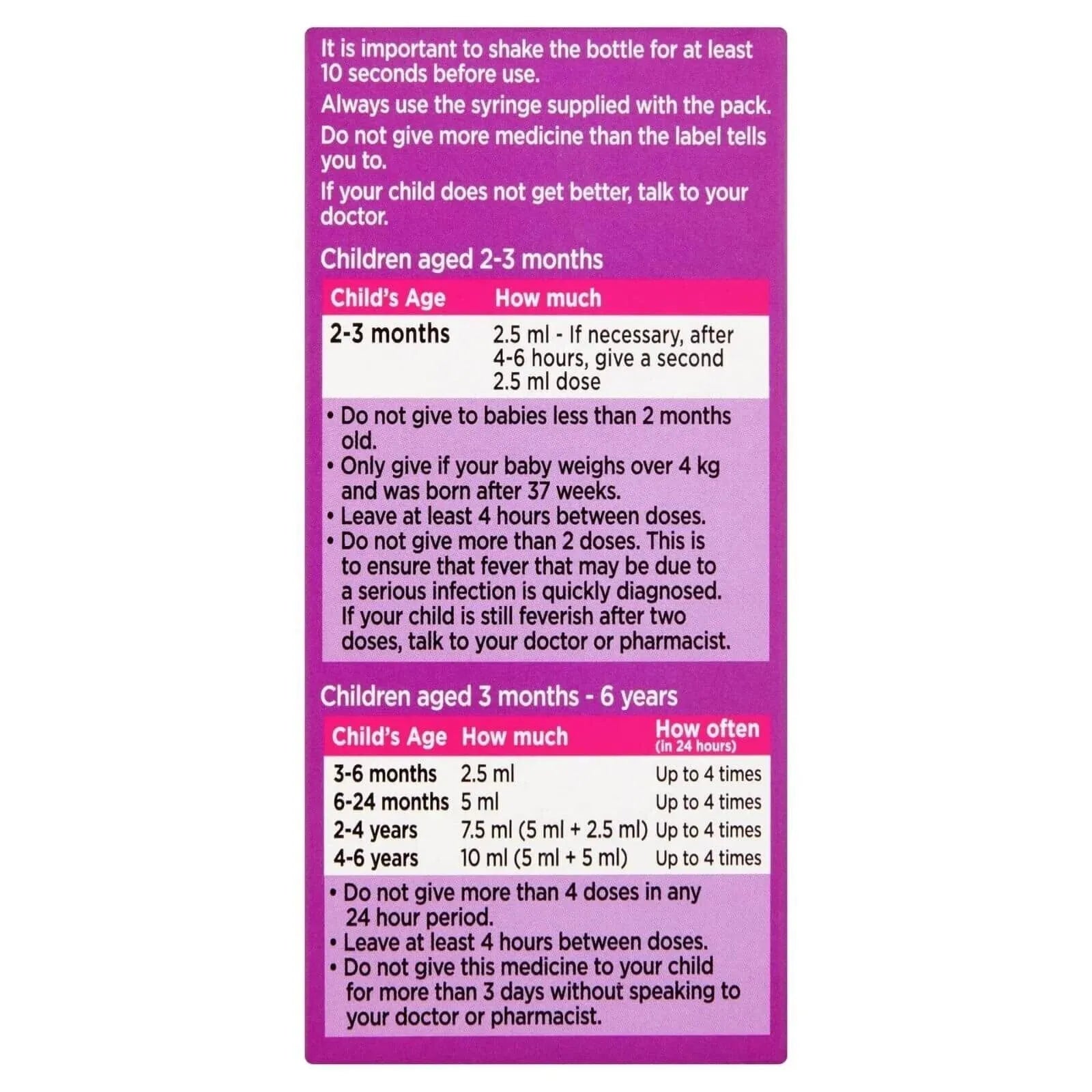 Calpol Sugar Free Infant Suspension Paracetamol Strawberry Flavour 100ml - ebebek - Black Friday