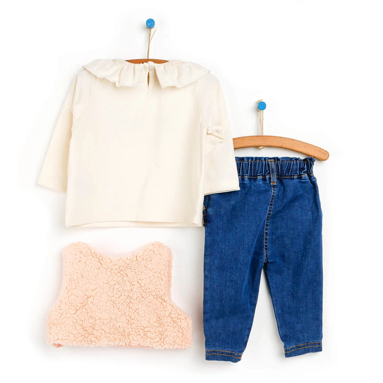 HelloBaby Sweatshirt - Vest - Bottom - Beige - ebebek - Black Friday