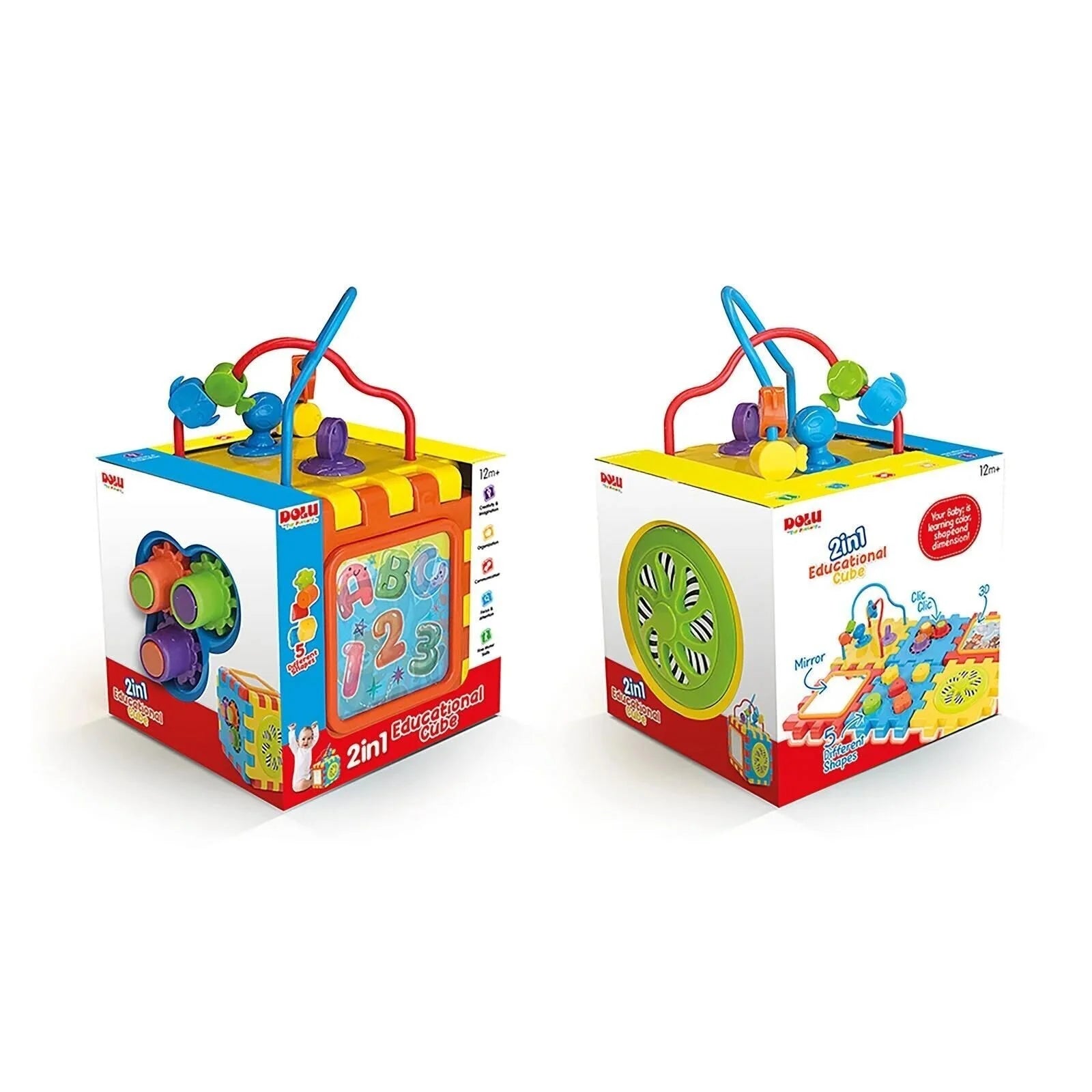 Dolu 2 - in - 1 Educational Cube And Puzzle - ebebek - Black Friday