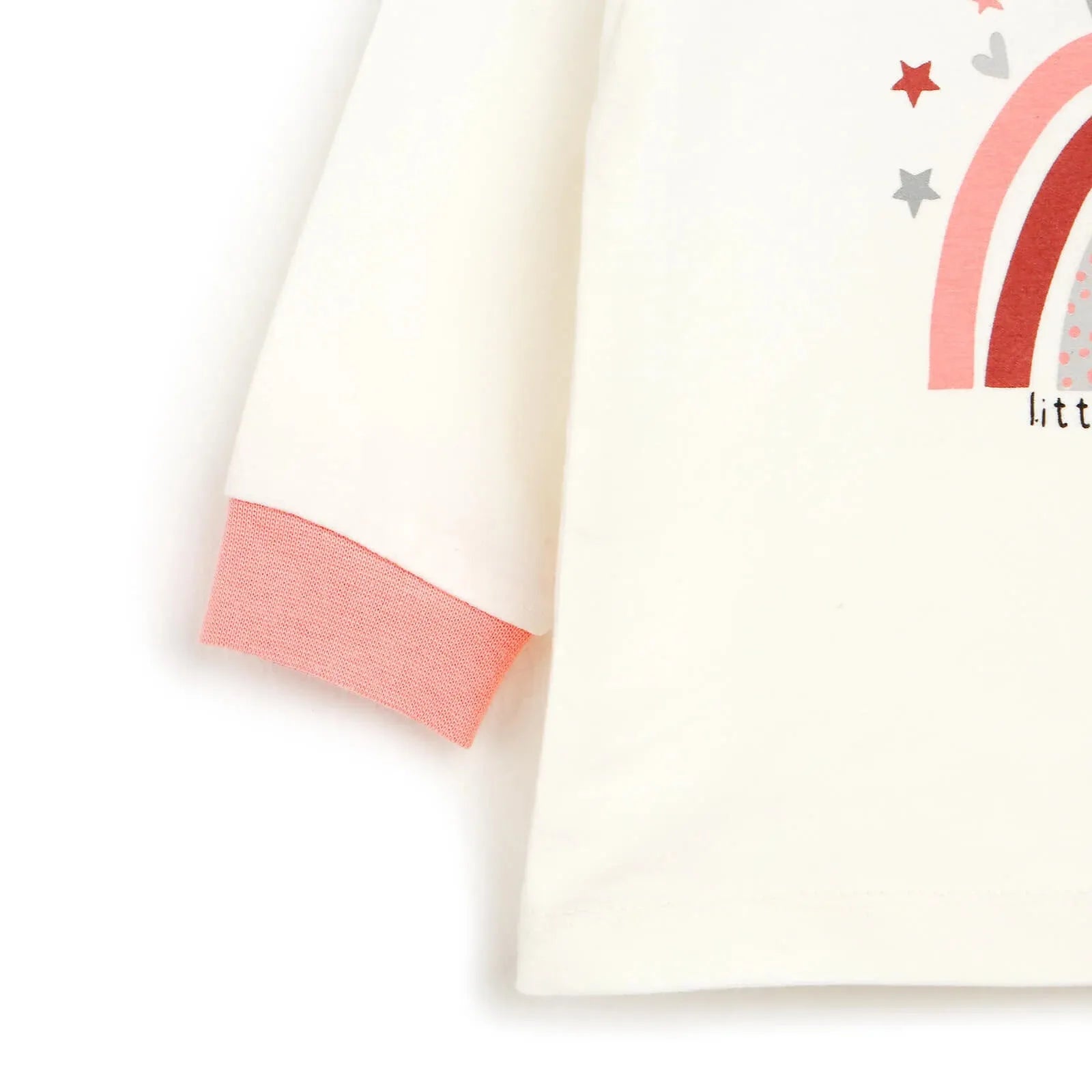 HelloBaby Basic Collared Neck Pyjamas Set - Salmon - ebebek - Black Friday