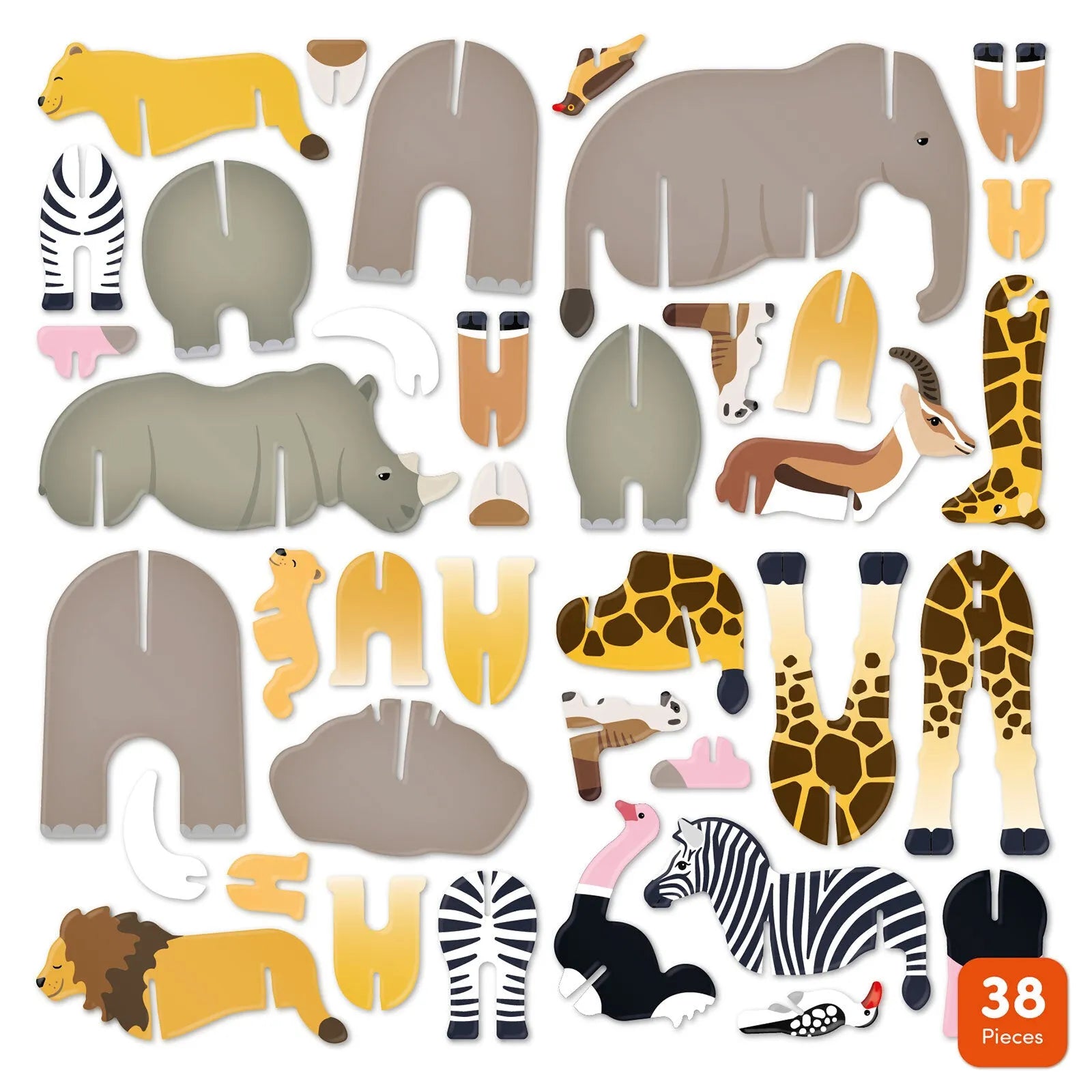 Playpress Toys Savannah Animals Playset - ebebek - Black Friday