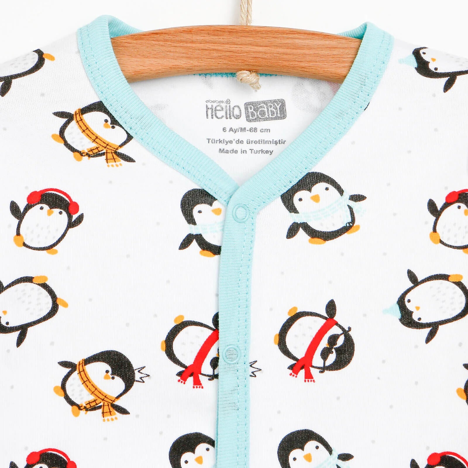 HelloBaby Basic Baby Boy Pyjamas Set - White - ebebek - Black Friday