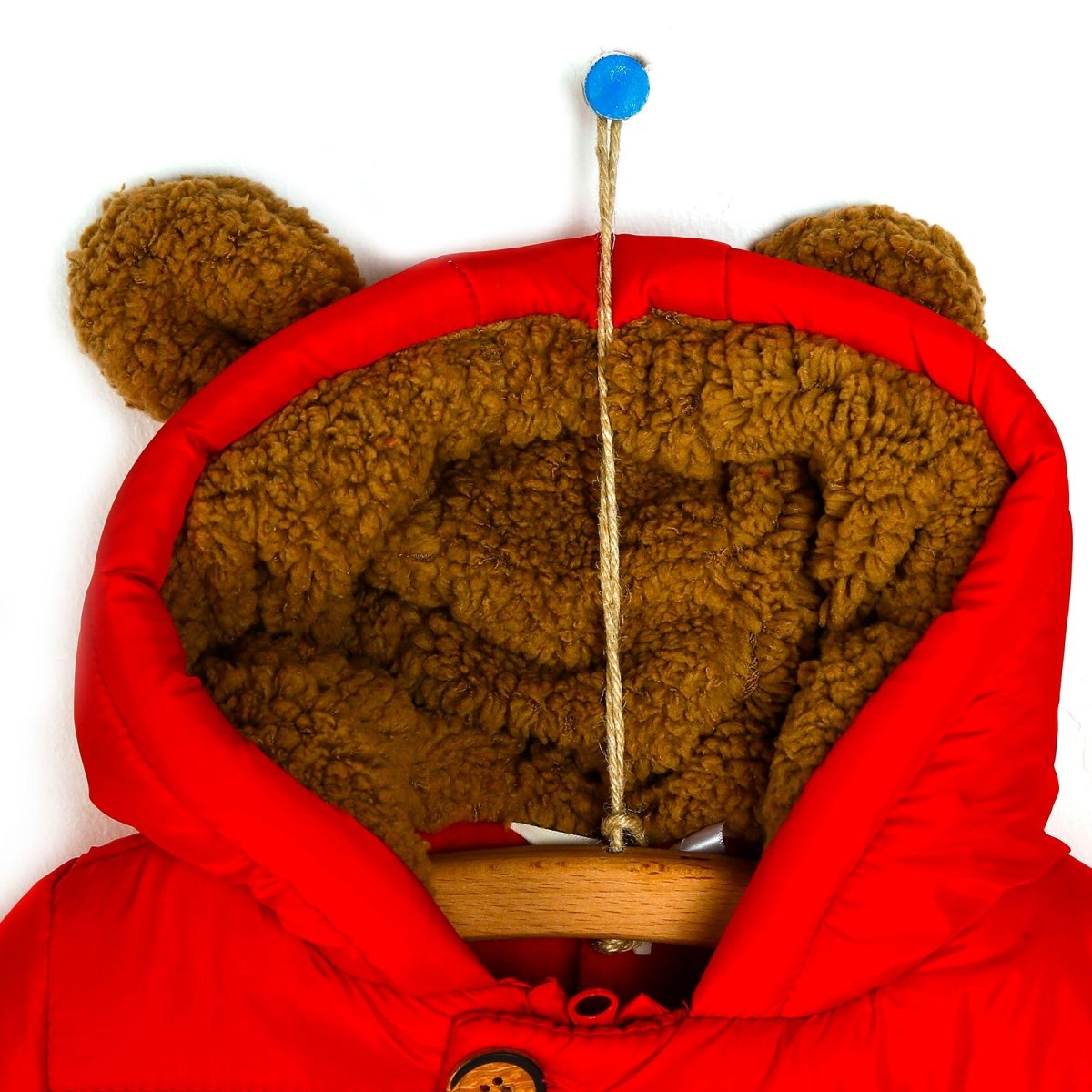 Midimod Baby Boy Coat with Toy Pocket - Red - ebebek - Black Friday