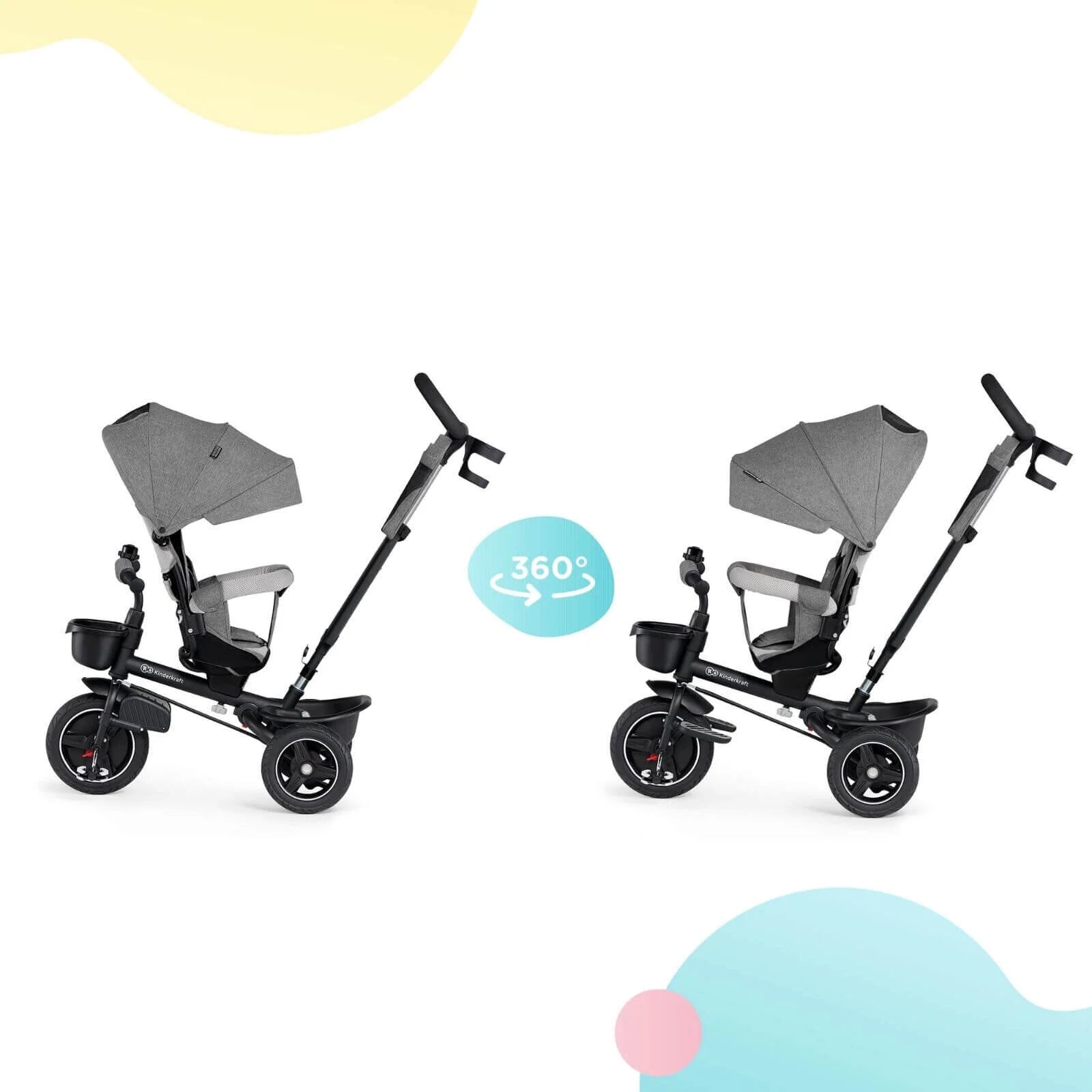 Kinderkraft Spinstep Tricycle - ebebek - Black Friday