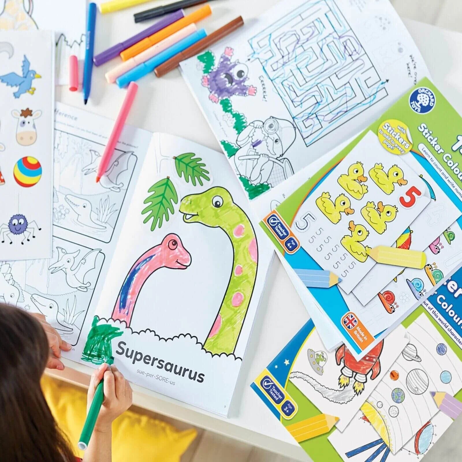 Orchard Toys 1 - 20 Colouring Book - ebebek - Black Friday