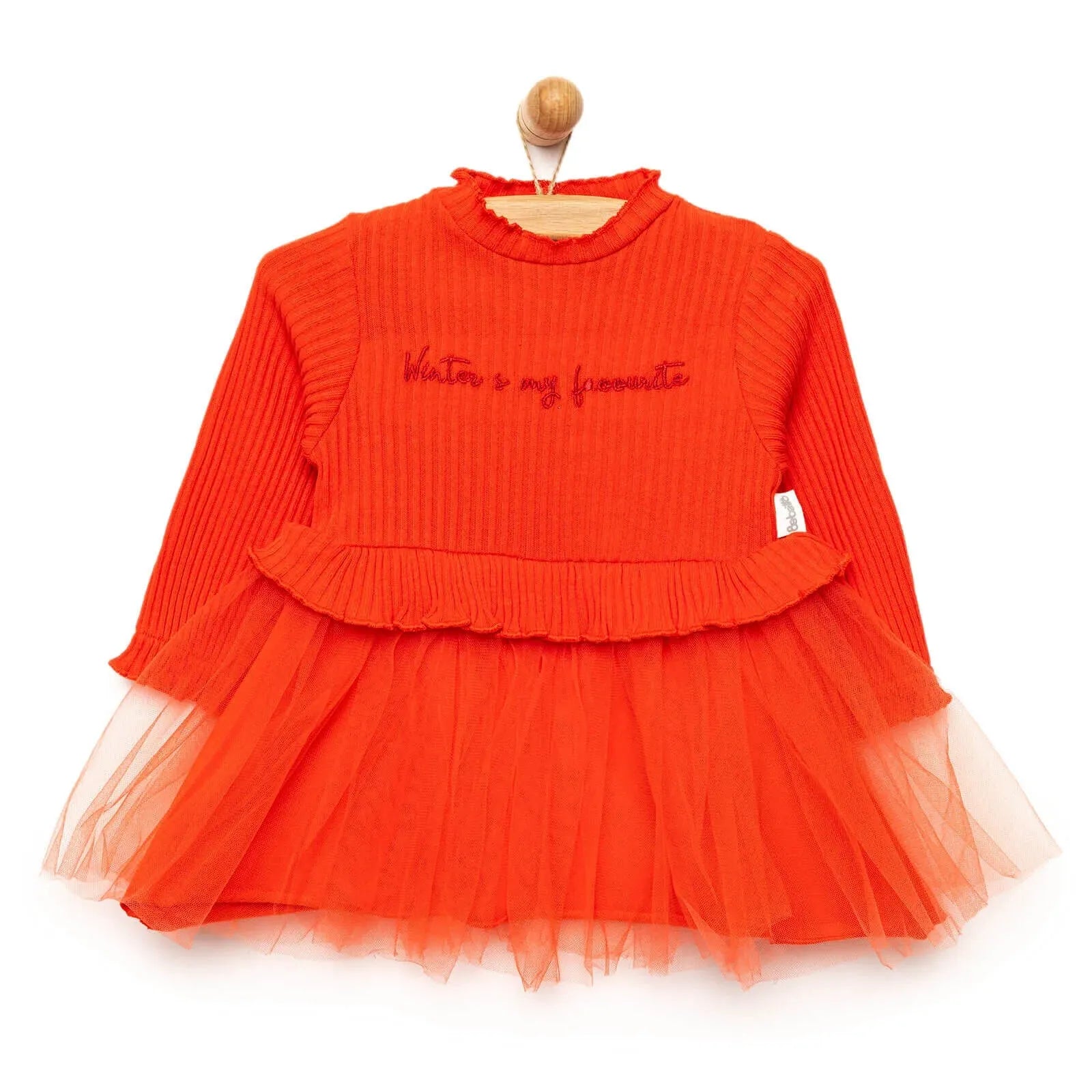 Bebetto Newborn Good Wishes Dress - Orange - ebebek - Black Friday