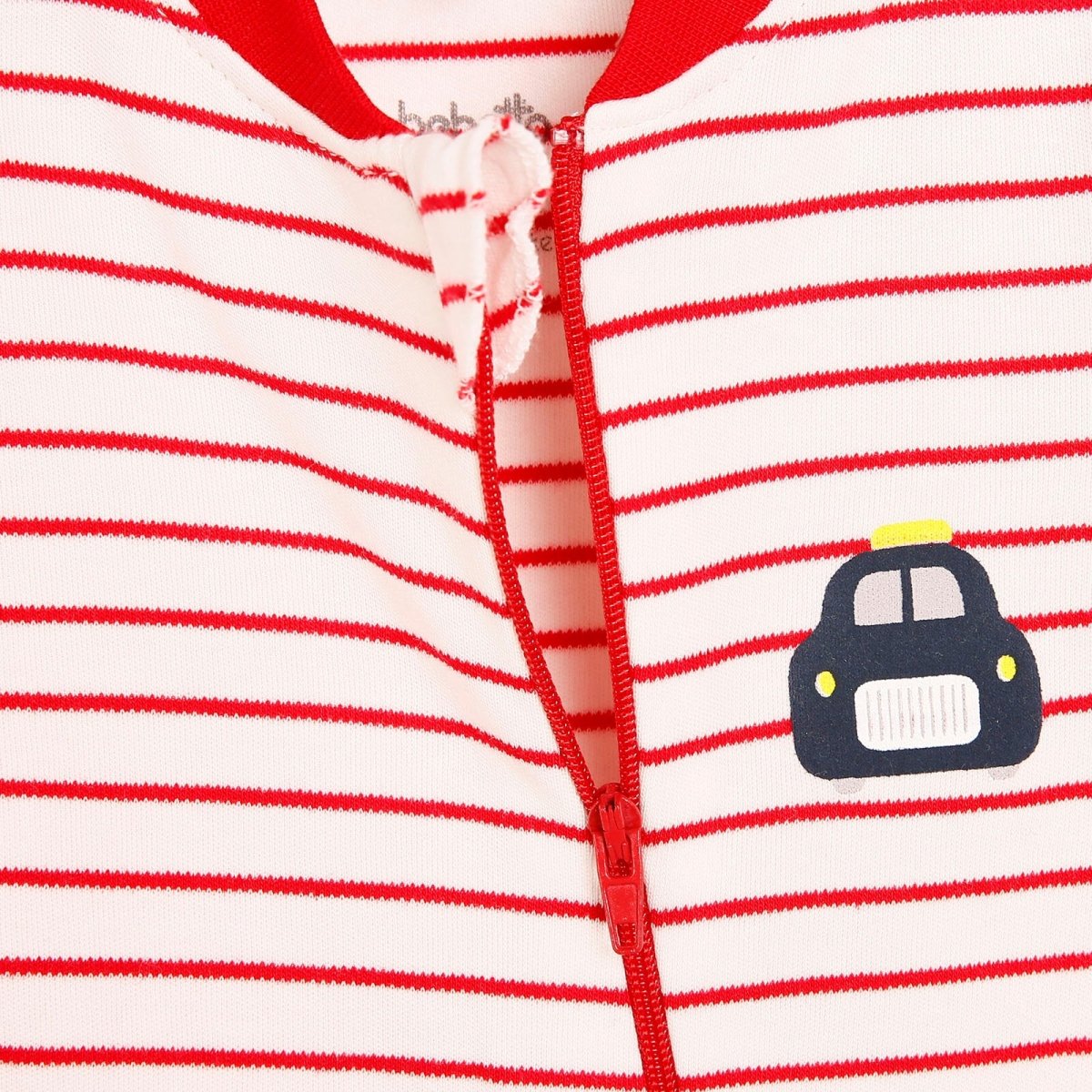 Bebetto Footed Jumpsuit - Red - ebebek - Black Friday