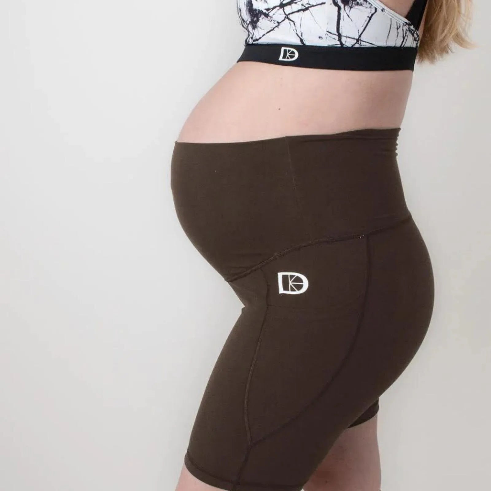 Latched Postnatal Active Support Cycling Shorts - Olive - ebebek - Black Friday
