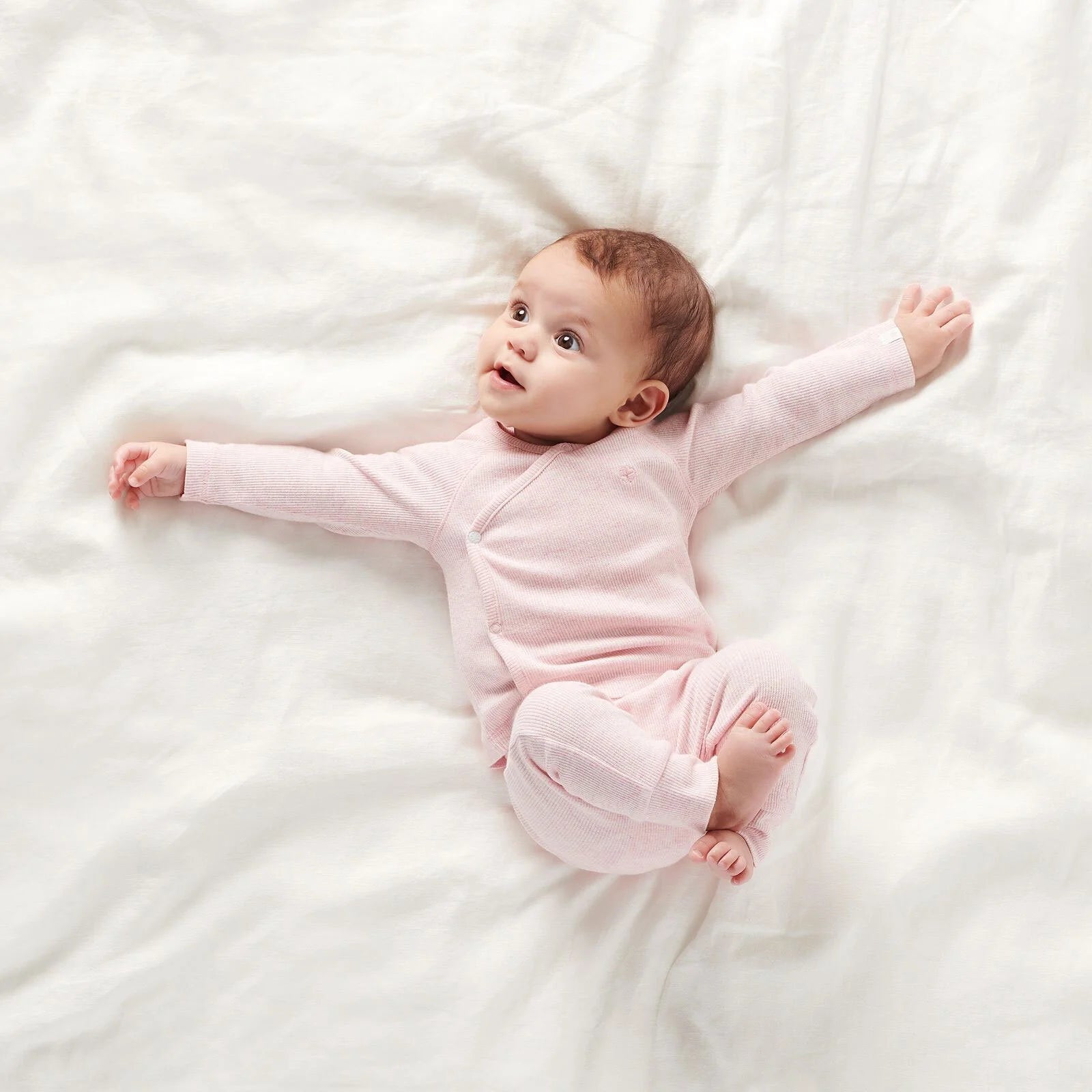 Noppies U Pants comfort Rib Naura - Light Rose Melange - ebebek - Black Friday