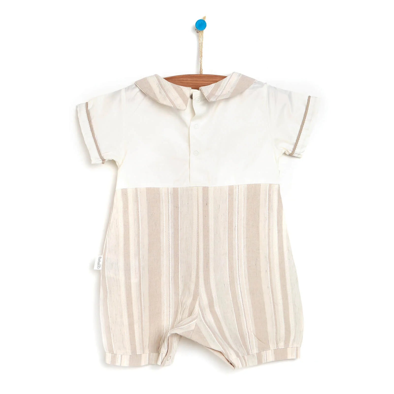 Bebbek Short Romper - Beige - ebebek - Black Friday