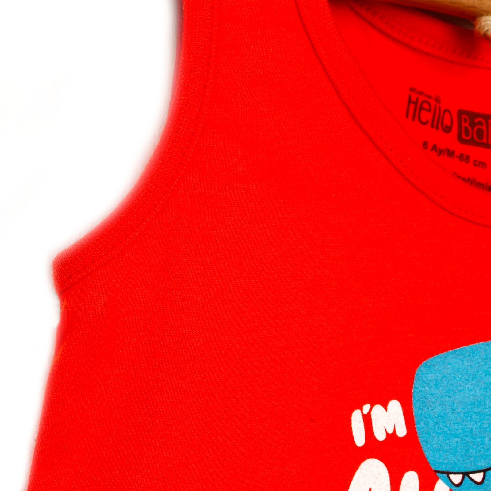 HelloBaby Basic Baby Boy Tank Top - Coral - ebebek - Black Friday