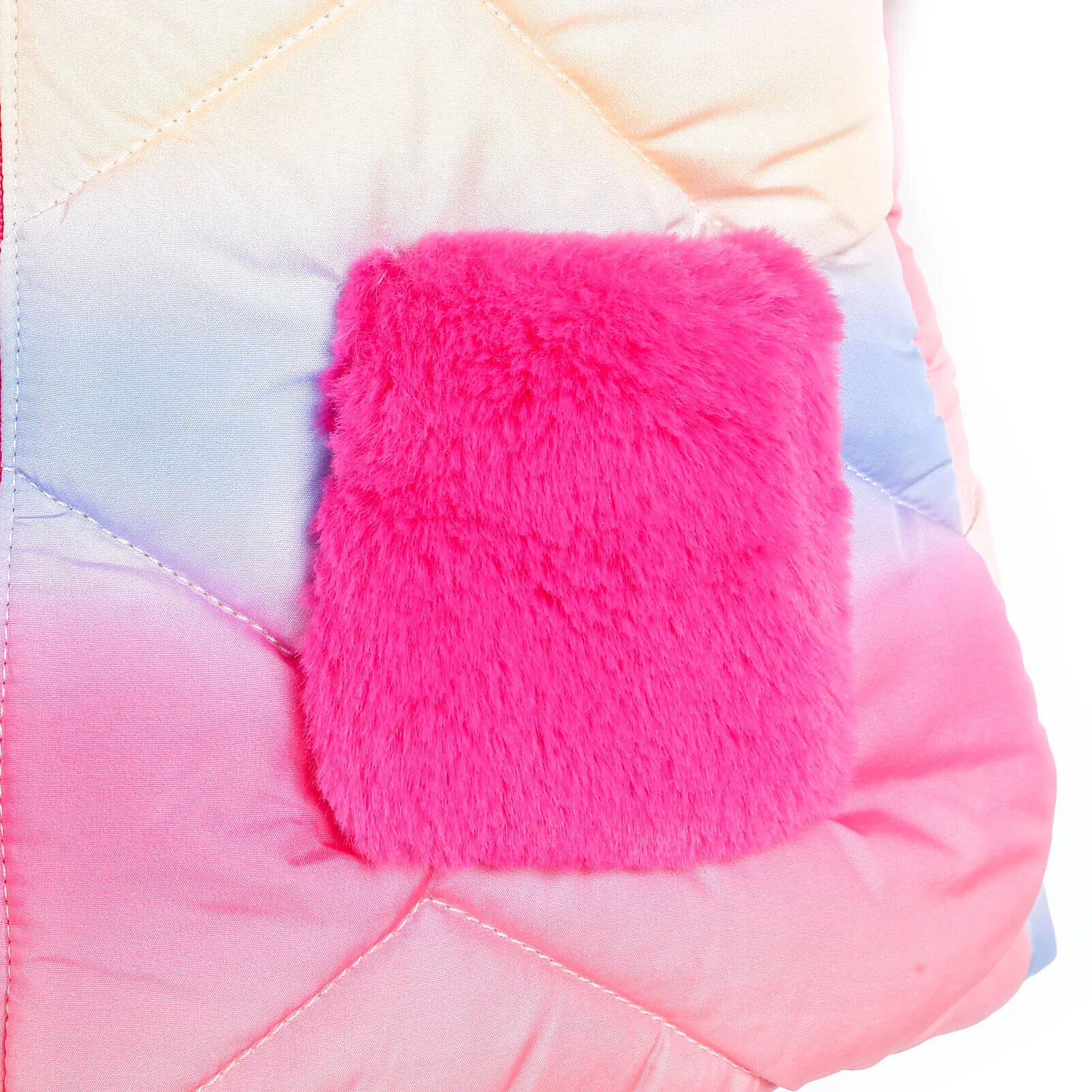 Midimod Baby Girl Colorful with Fur Pock - Fuchsia - ebebek - Black Friday